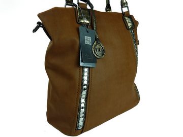 Taschen4life Handtasche große Damen Henkeltasche 5535-60 / Shopper mit Glitzer Pailletten, abnehmbarer Schulterriemen, Tasche mit Fächern