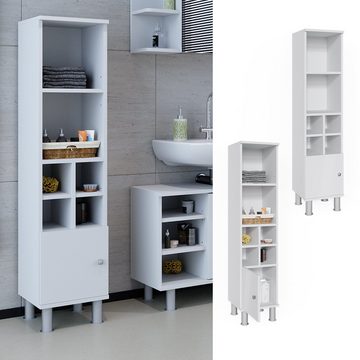 Vicco Midischrank Badezimmerschrank FYNN Weiß