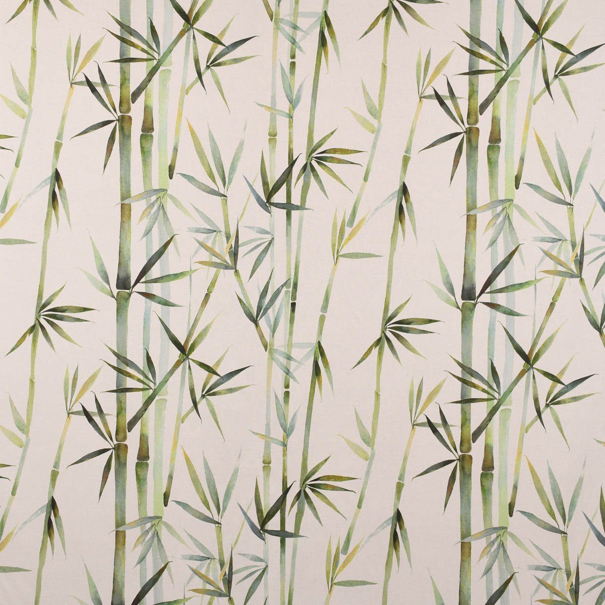 Thumbnail - Prestigious Textiles Stoff Panama Dekostoff Baumwolle Pacific Bambus dunkel-beige grün 140cm