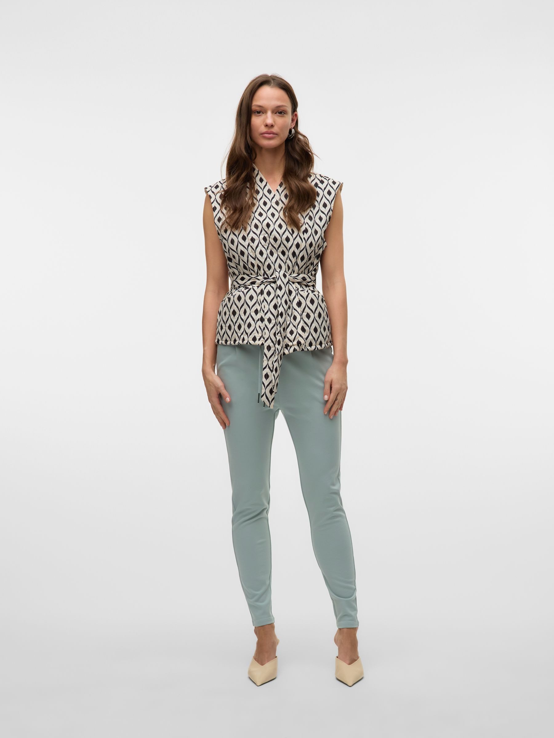 Vero Moda Stoffhose Lockere Stoffhose Stretch günstig online kaufen