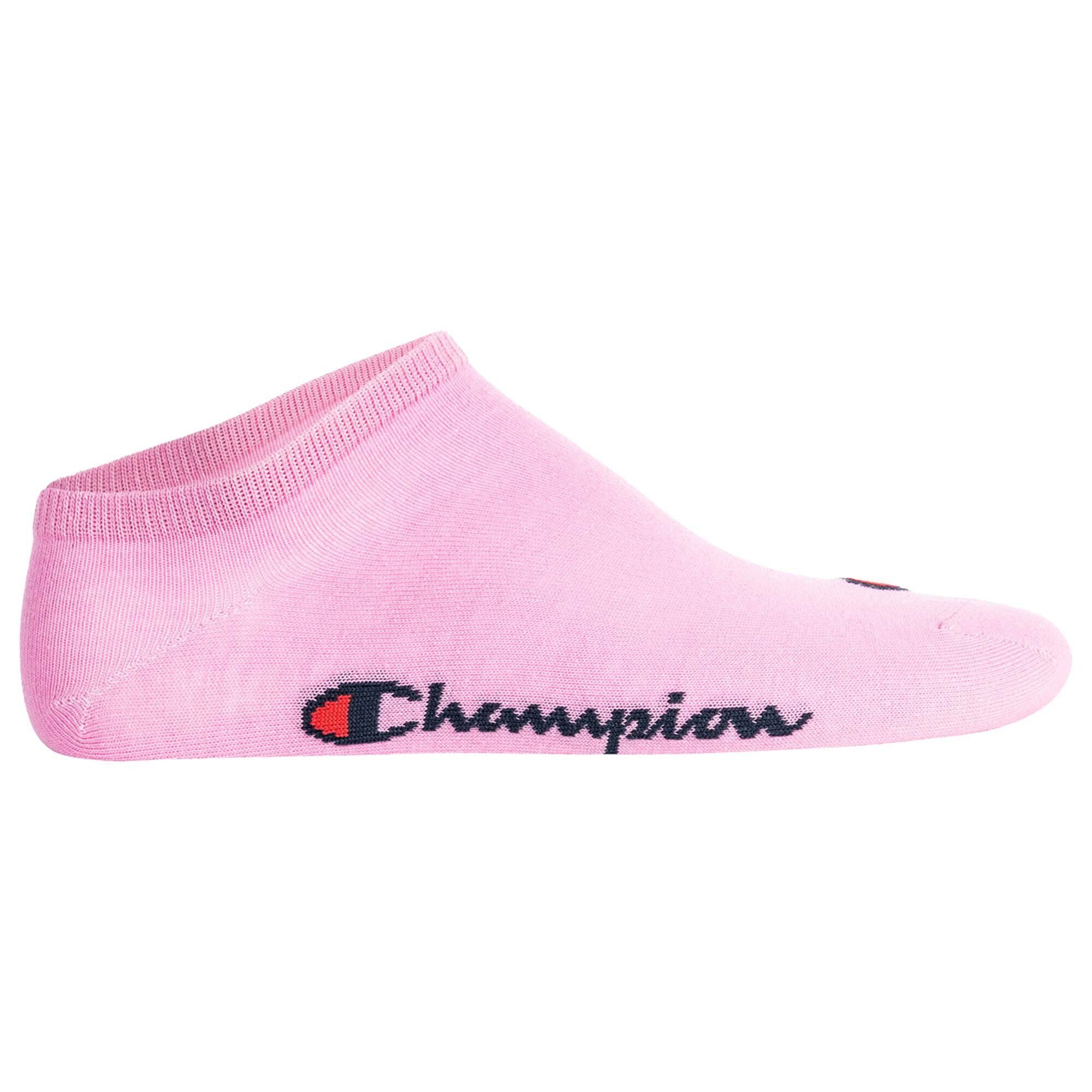 Champion Sportsocken 3er Pack - Socken, Socken Unisex Sneaker Sneaker Rosa/Weiß/Blau