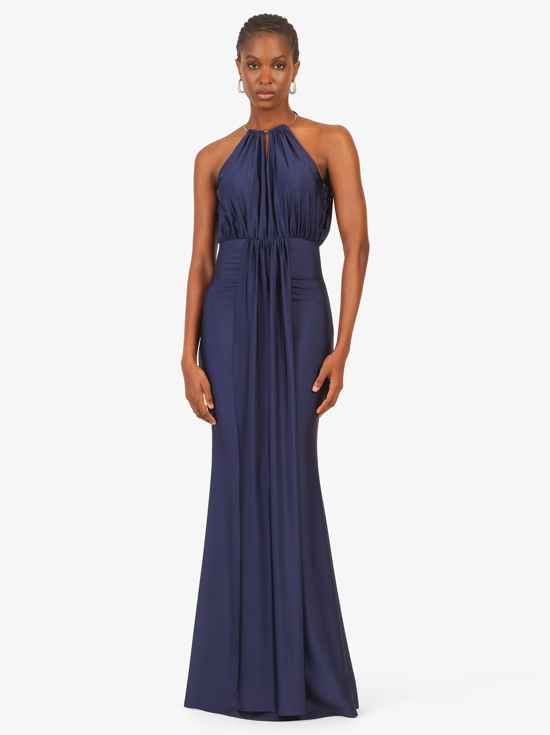 Kraimod Abendkleid mit Drapierung und Rückenausschnitt günstig online kaufen