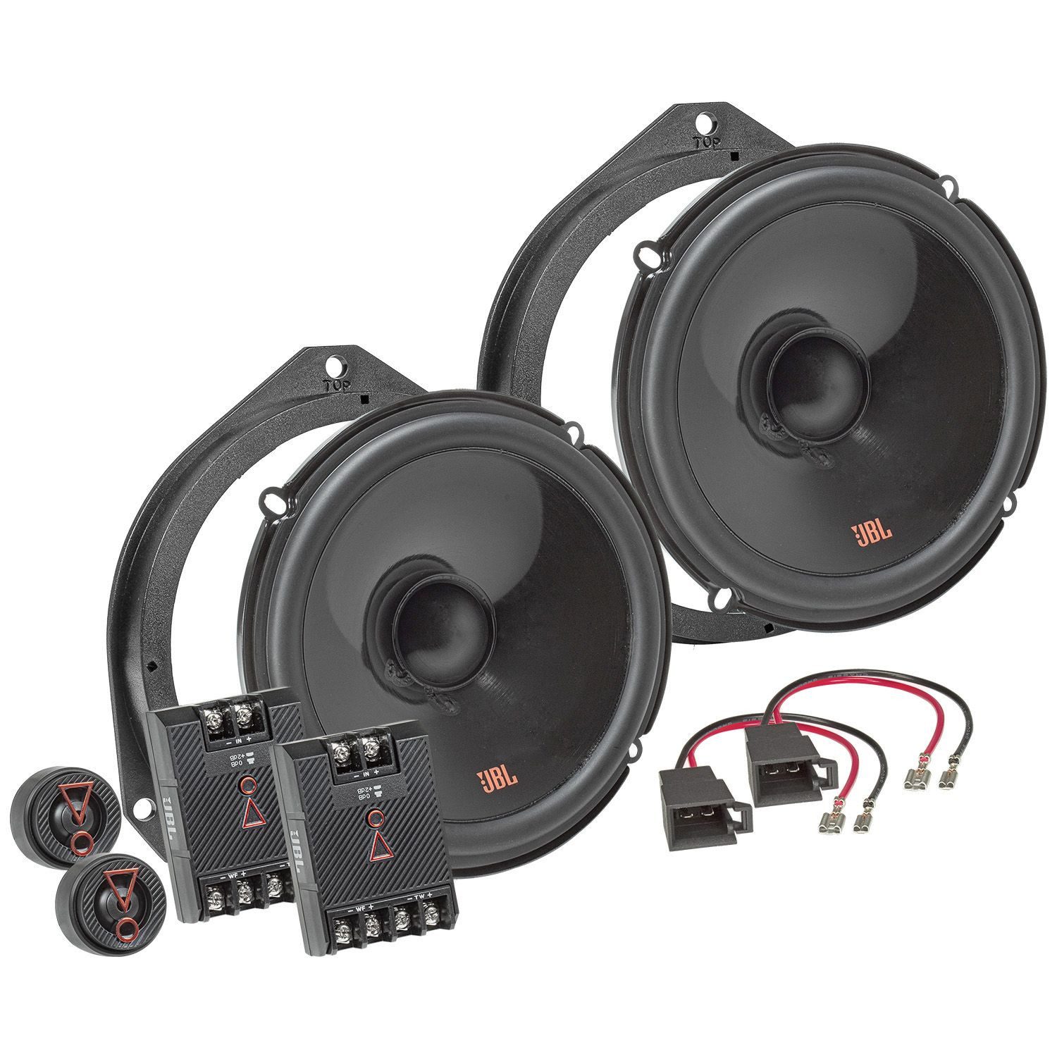 tomzz Audio JBL Stage3 607CF Set passt für Opel Astra H Corsa D Corsa E Compo Auto-Lautsprecher