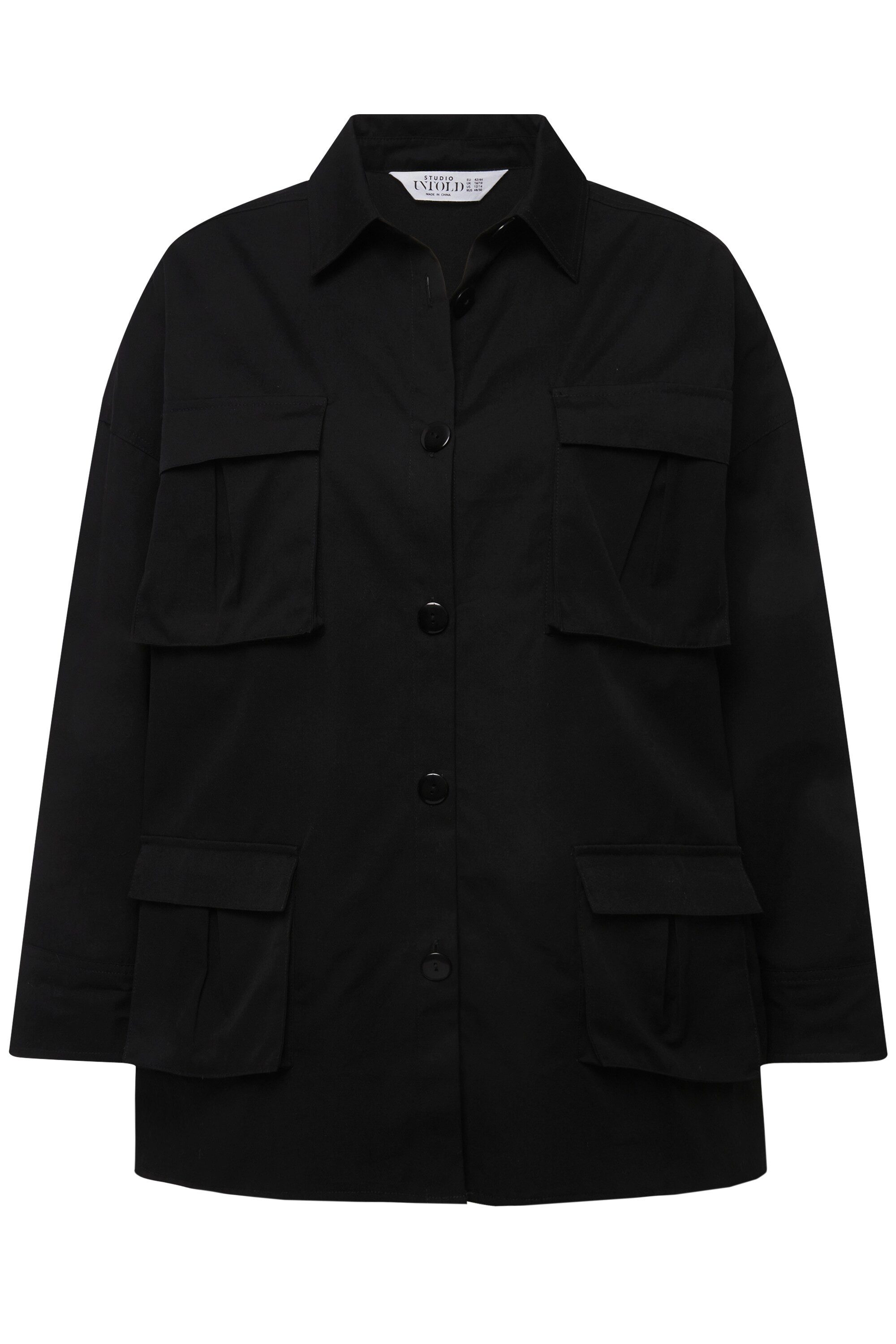 Studio Untold Sommerjacke Hemdjacke oversized Utility-Style günstig online kaufen
