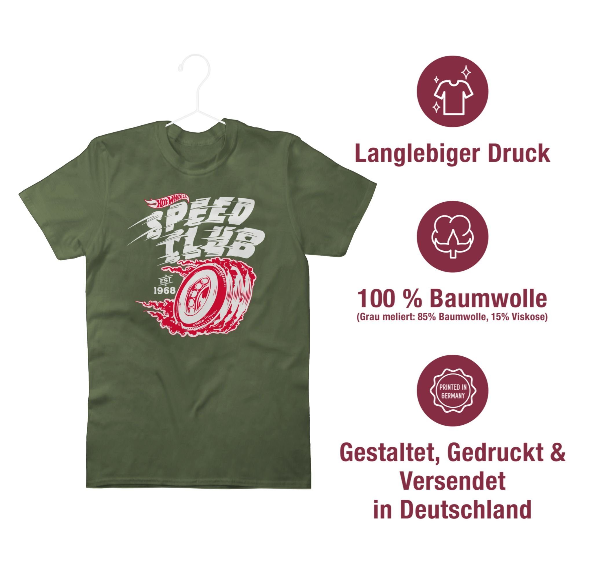 Speed Wheels Club Herren weiß/rot Army Hot Shirtracer T-Shirt - 03 Grün