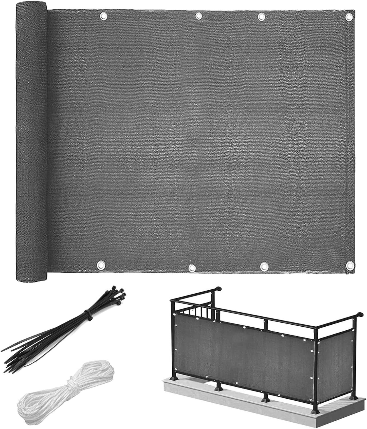 BlingBin Balkonsichtschutz Gartensichtschutznetz, 130 g/m² Zaunschutz, günstig online kaufen