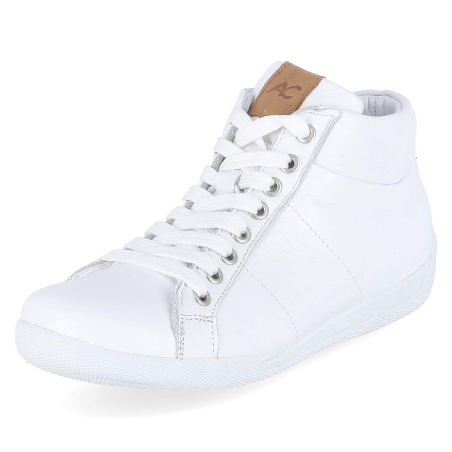 Andrea Conti Andrea Conti 034361-9534 WEISS/BRANDY Damen Glattleder braun Schnürstiefel