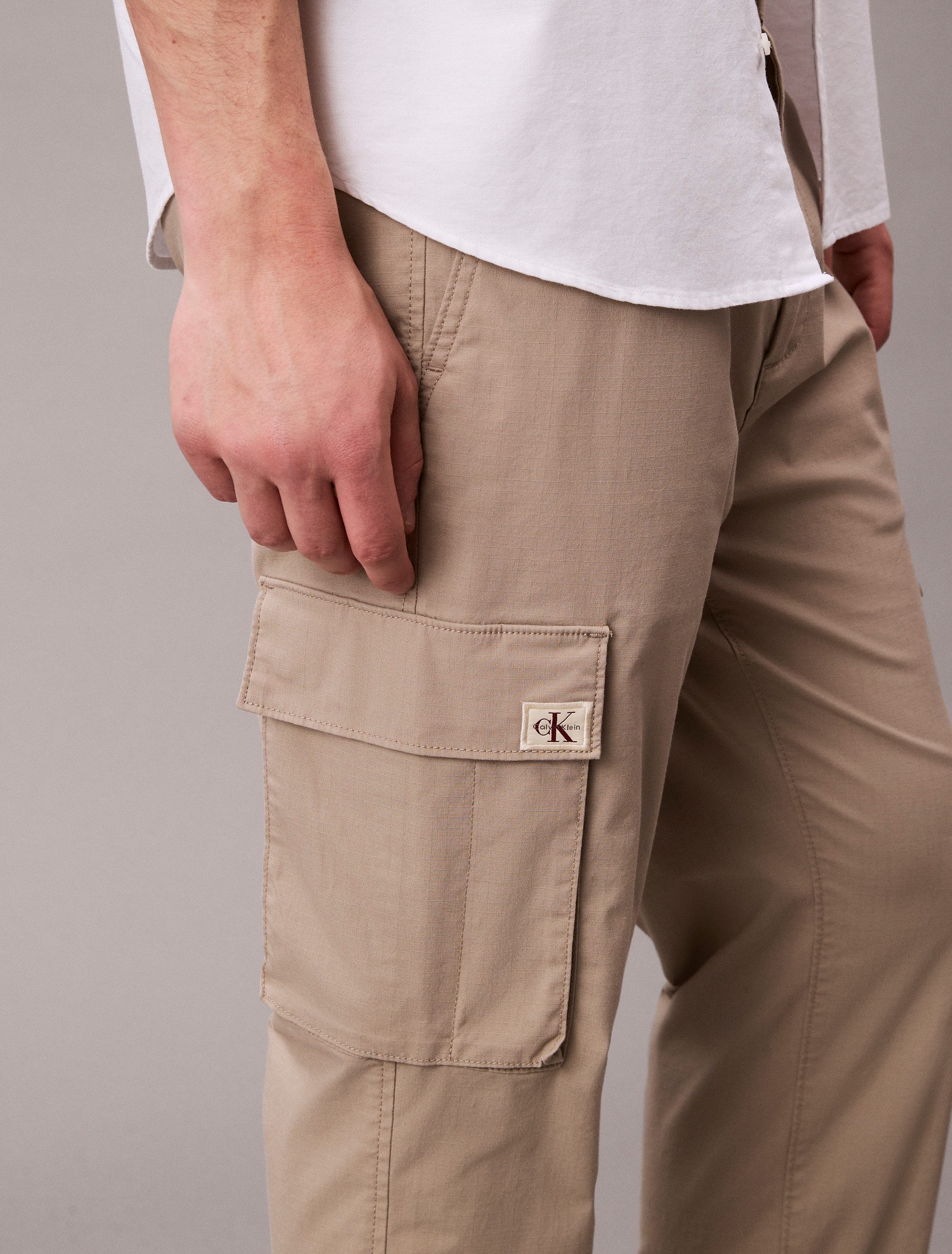 Calvin Klein Jeans Cargohose PLL ON SKNNY CRG RPS Mit elastischem Bund