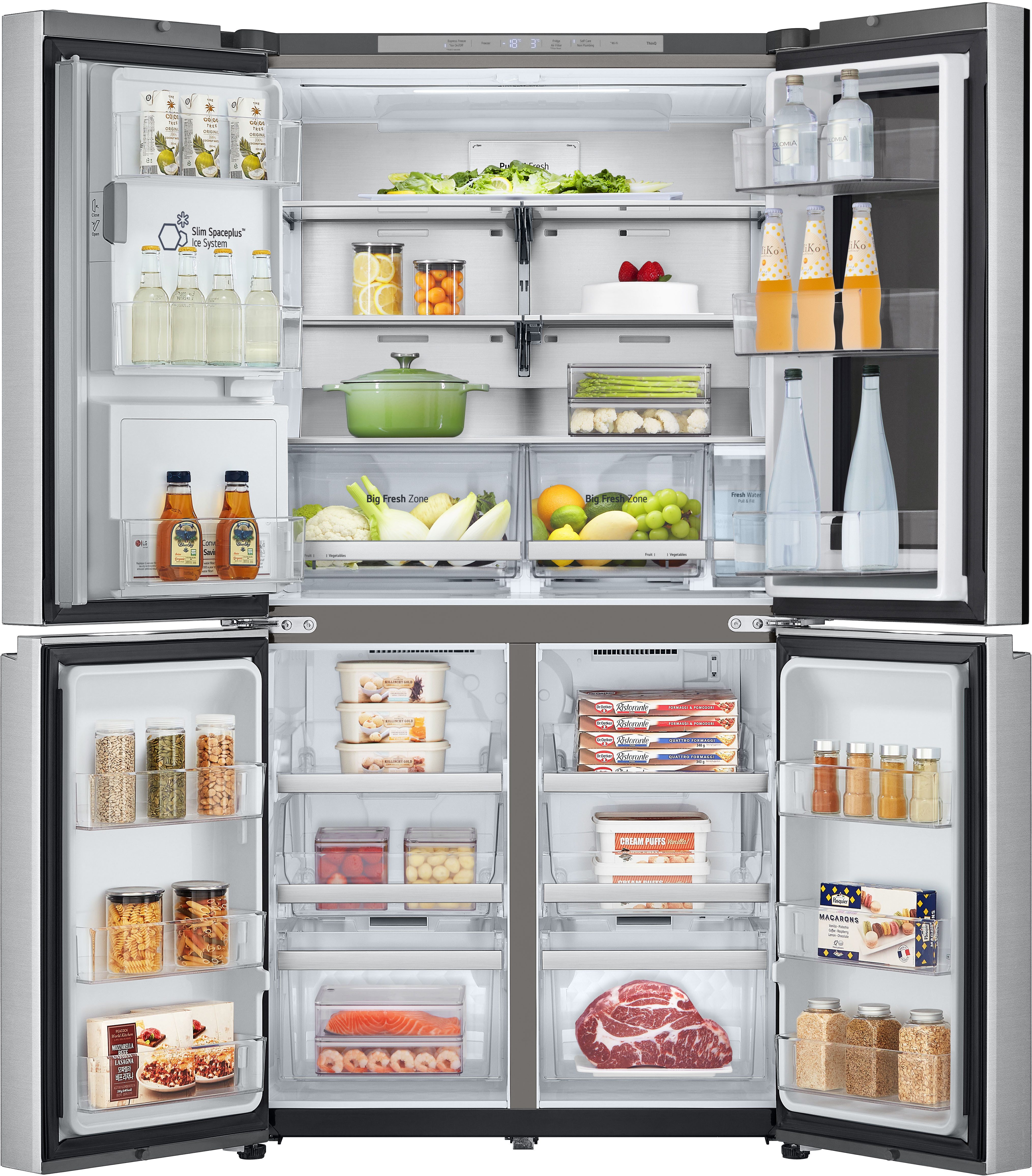 LG Multi Door InstaView® Multi-Door GMG961MBKE, 179,2 cm hoch, 91,4 cm breit – Bild 5 von 5