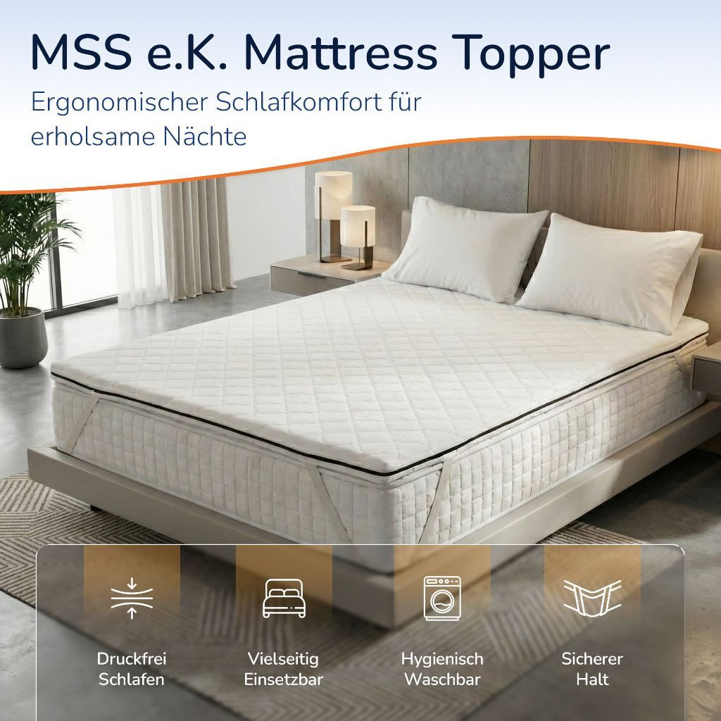 MSS e.K., Topper Viscoschaum Matratzentopper, 6 cm hoch, viscoelastischer S günstig online kaufen