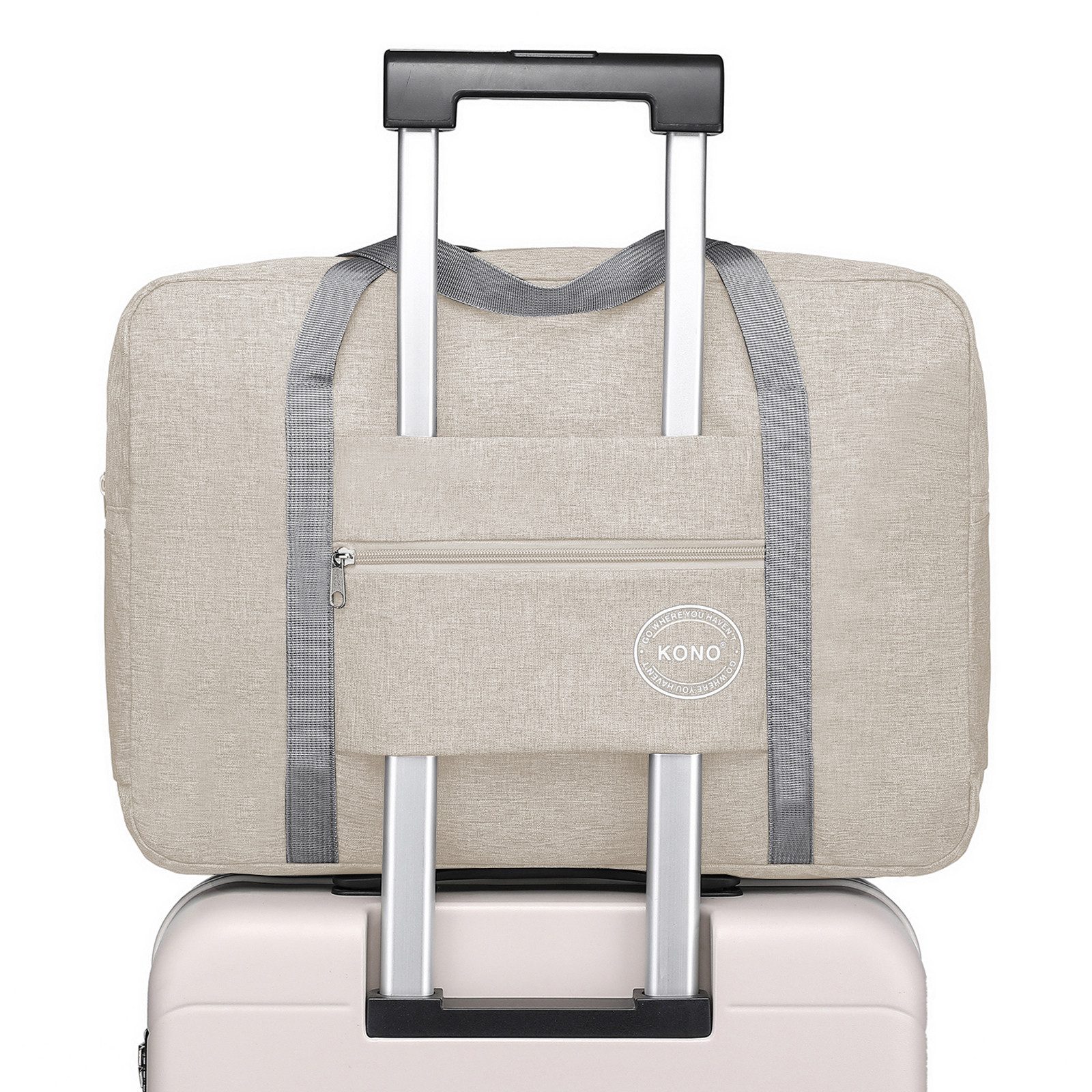 KONO Reisetasche Faltbare Wasserdichte Reisehandtasche – Für A4, 13,5“ Laptops & Reisen