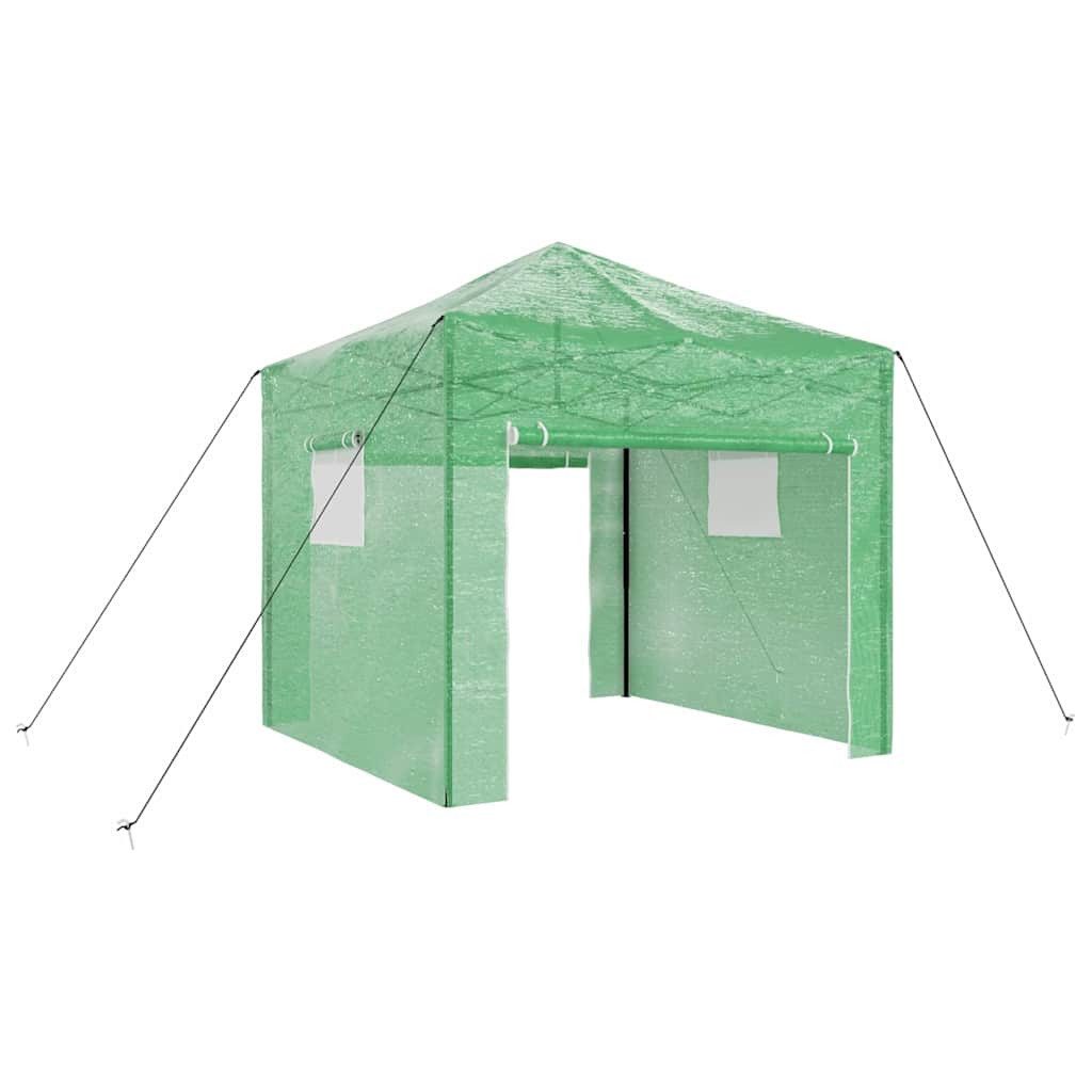 Gewächshaus Gewächshaus mit Pop-up-Rahmen Grün 290 x 290 x 315 cm Eisen