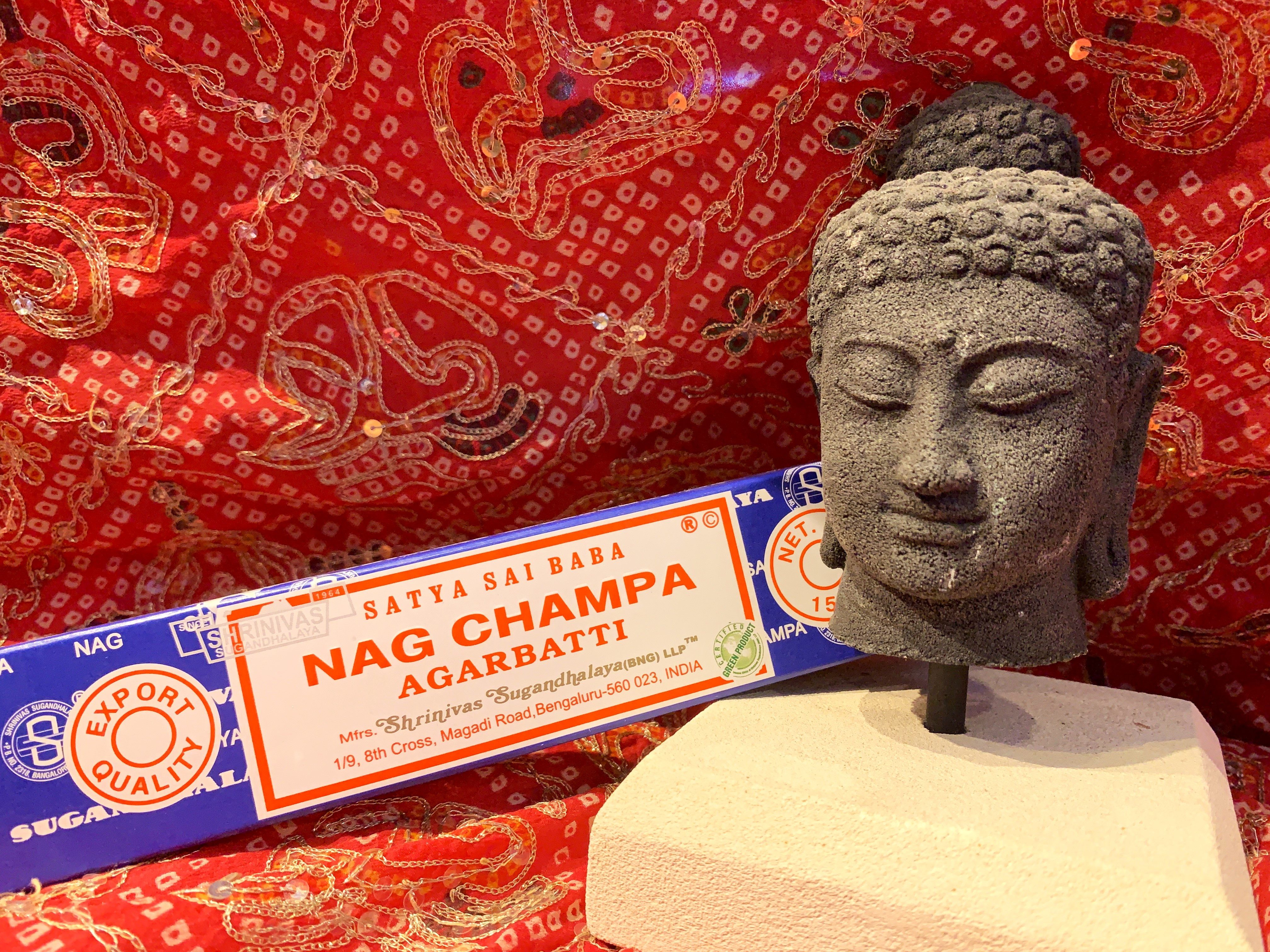 Satya Incense Räucherstäbchen Nag Champa Räucherstäbchen (3x 15g) (3er Set, 3-St., 3x Stäbchen Nag Champa), Raumduft, Nag Champa, Räucherstäbchen, Incense, sticks, Agarbatti