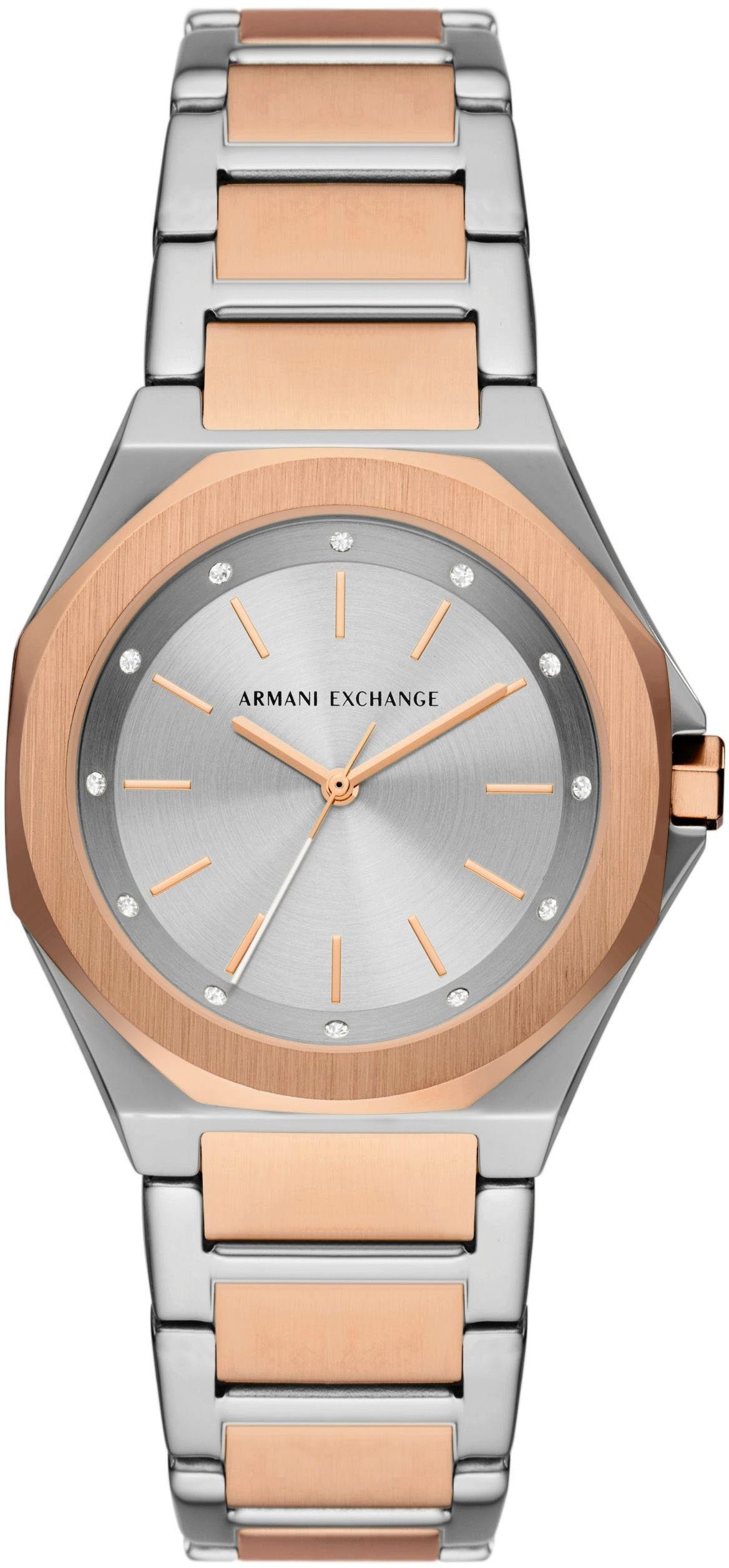 ARMANI EXCHANGE Quarzuhr AX4607, Gehäuse aus Edelstahl, Gehäuse-Ø ca. 34 mm