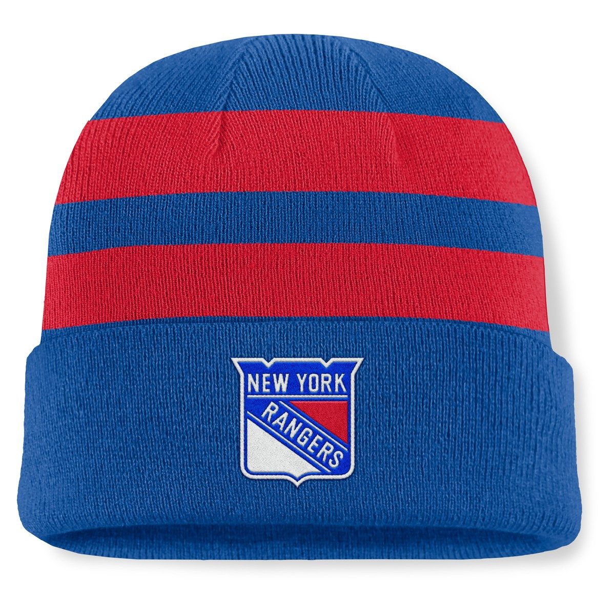 Fanatics Bommelmütze Fanatics Mütze New York Rangers Swipe Cuffed Beanie
