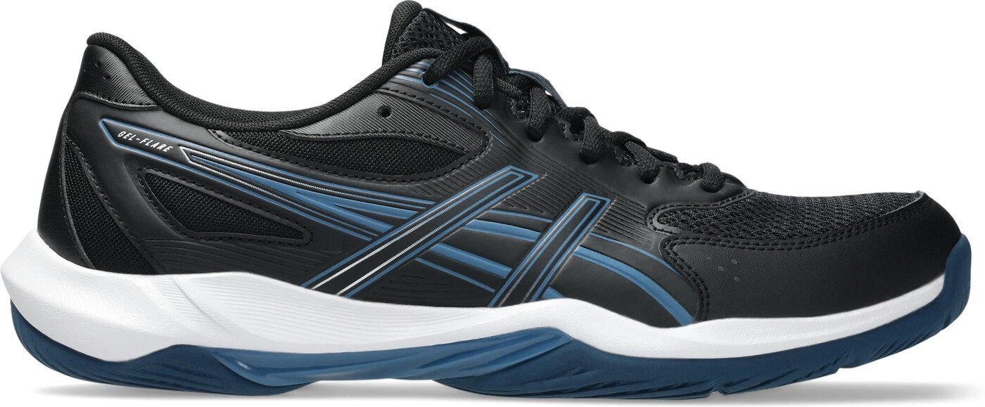 Asics GEL-FLARE 12 BLACK/WINTER SEA Handballschuh