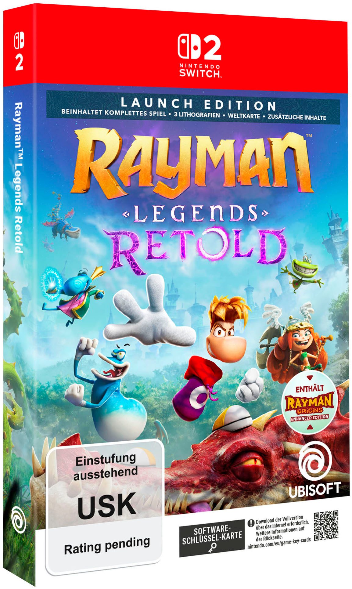 Rayman Legends Retold – Launch Edition Nintendo Switch 2