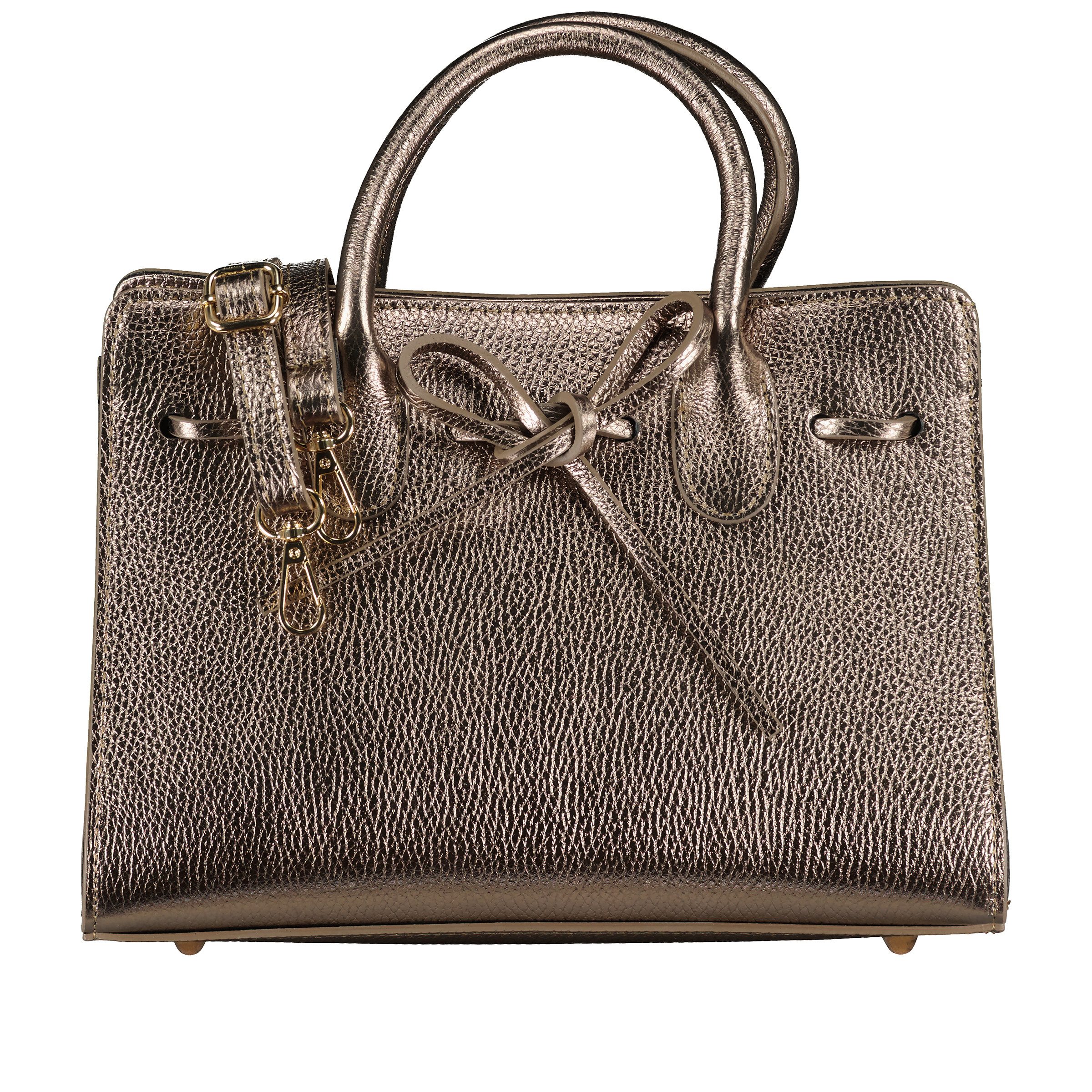 Handtasche Metallic