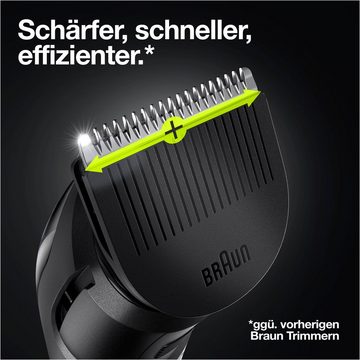 Braun Haarschneider Multi-Grooming-Kit 3 MGK3345, 7-in-1 Barttrimmer und Haarschneider, 5 Aufsätze
