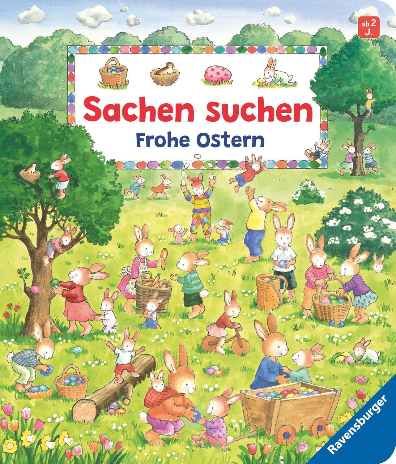 Kinderbuch Sachen suchen: Frohe Ostern Sabine Cuno