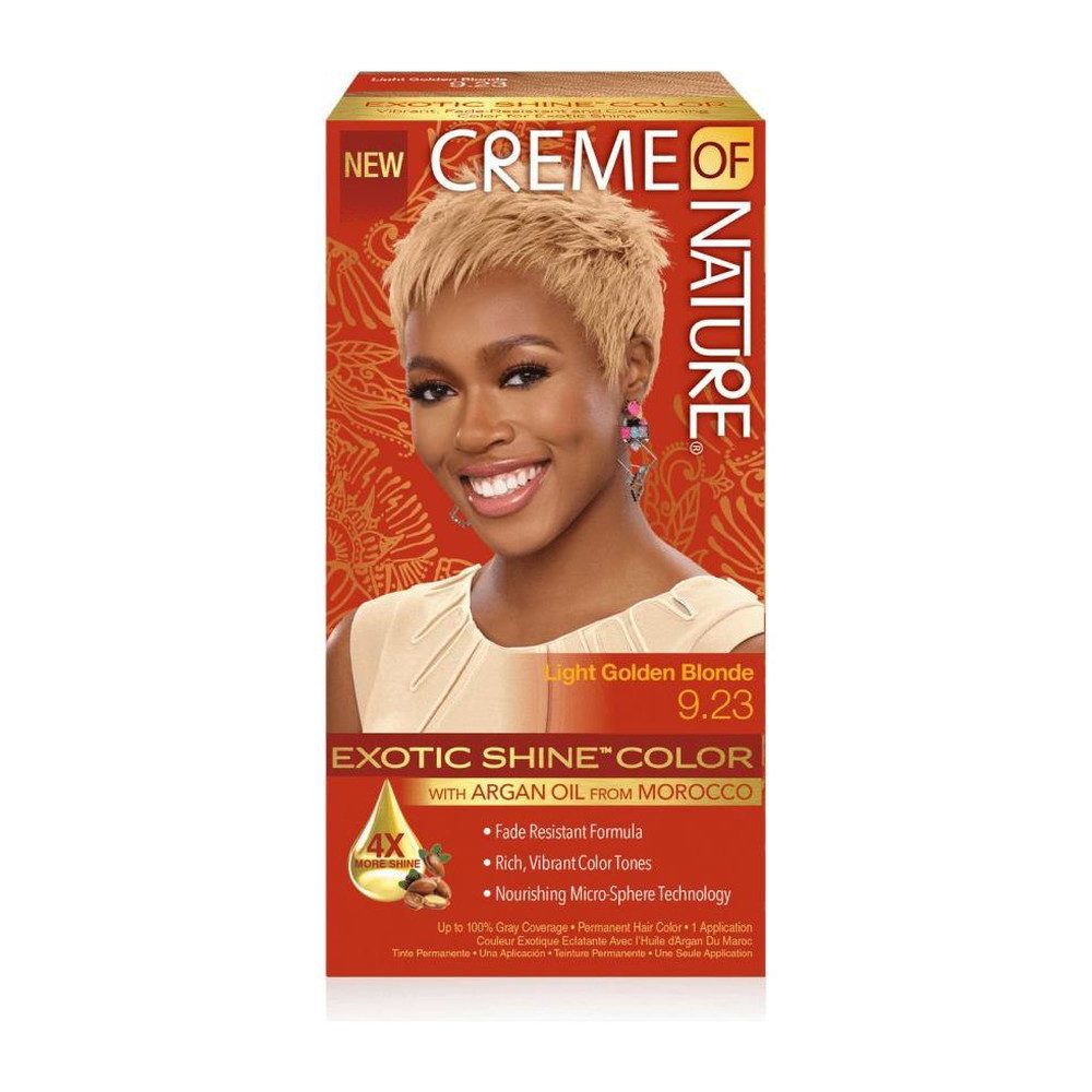 Creme Of Nature Haarfarbe Creme Of Nature Exotic Shine Hair Color Golden Blonde 9.23
