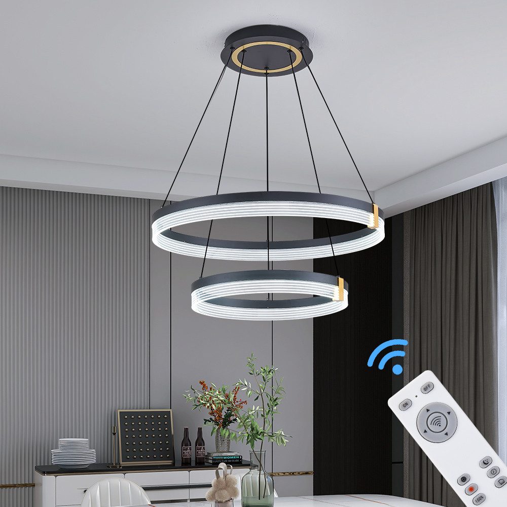 Eurotondisplay LED Deckenleuchte LED Deckenleuchte Fernbedienung/Handy-App günstig online kaufen