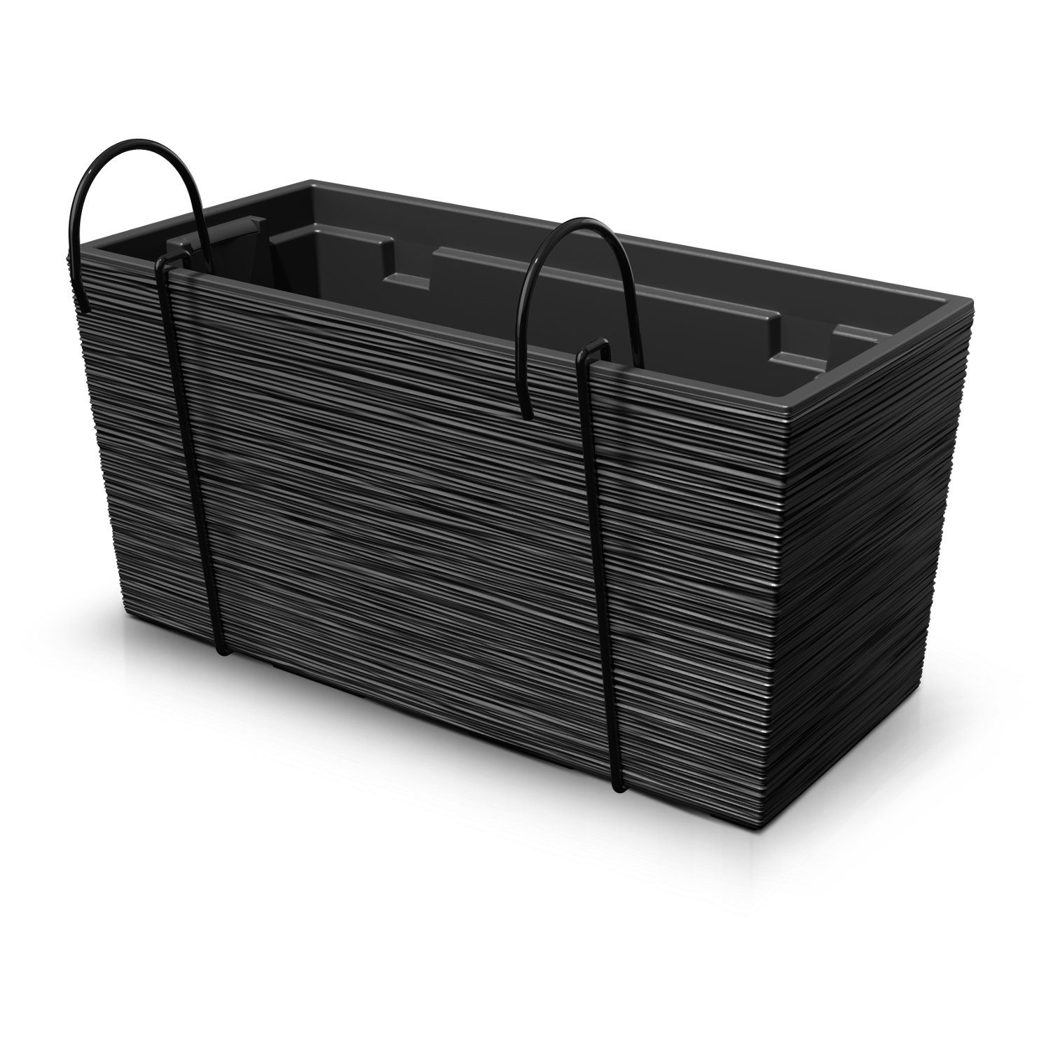 Prosperplast Balkonkasten, 2in1 Case Furu ‎ Anthrazit Blumenkasten