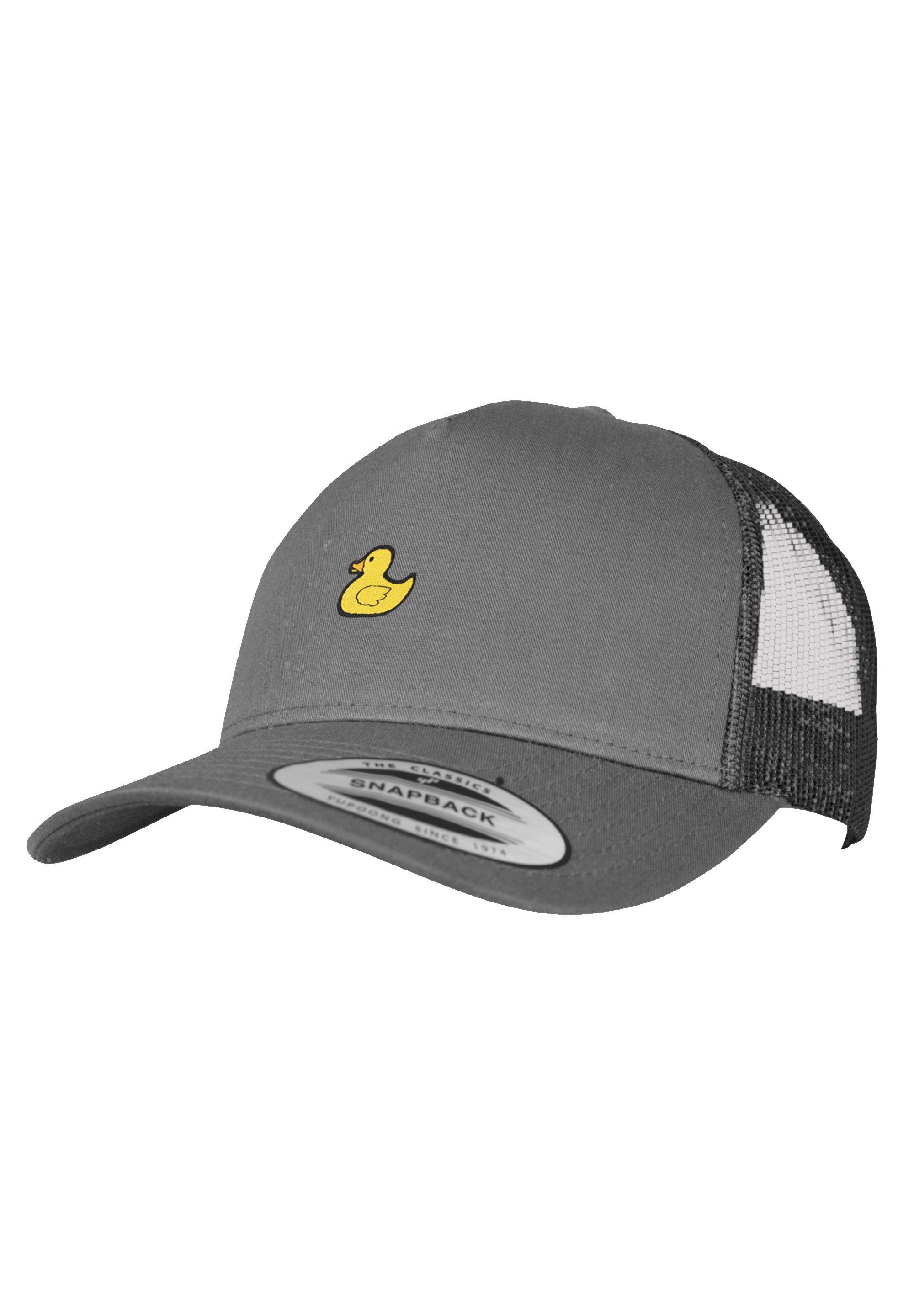 F4NT4STIC Schirmmütze Retro charcoal Print Cap Trucker Duck