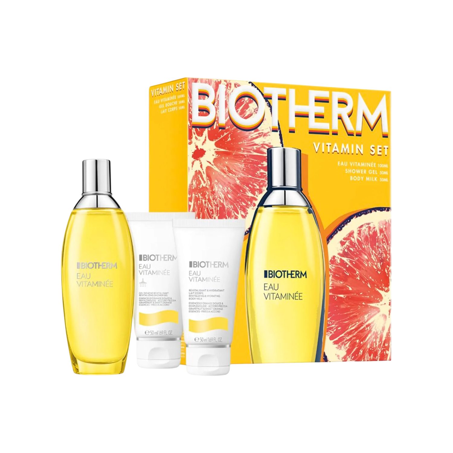 BIOTHERM Duft-Set BIOTHERM Eau Vitaminée 100 ml Set, 3-tlg.