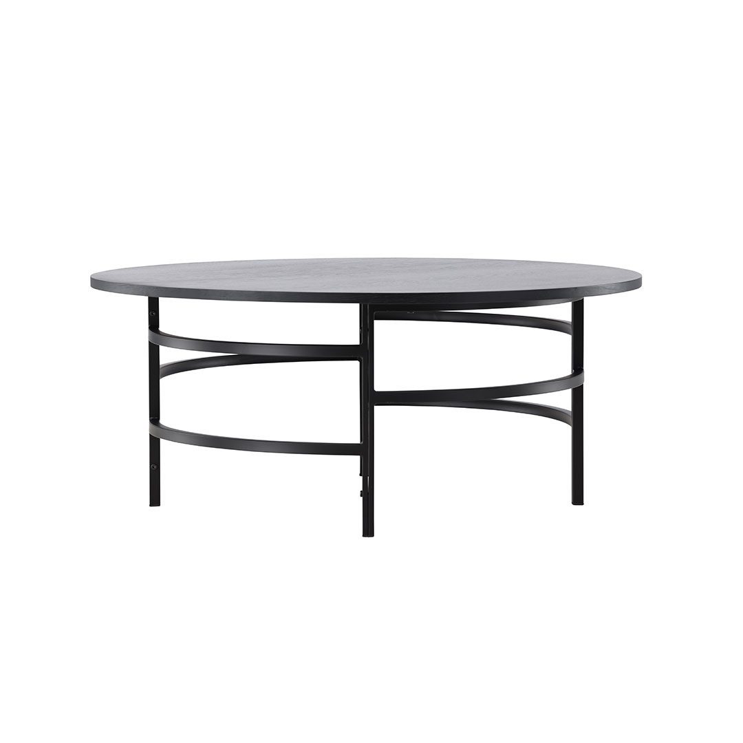 ebuy24 Couchtisch Copenhagen Couchtisch Ø100cm schwarz.