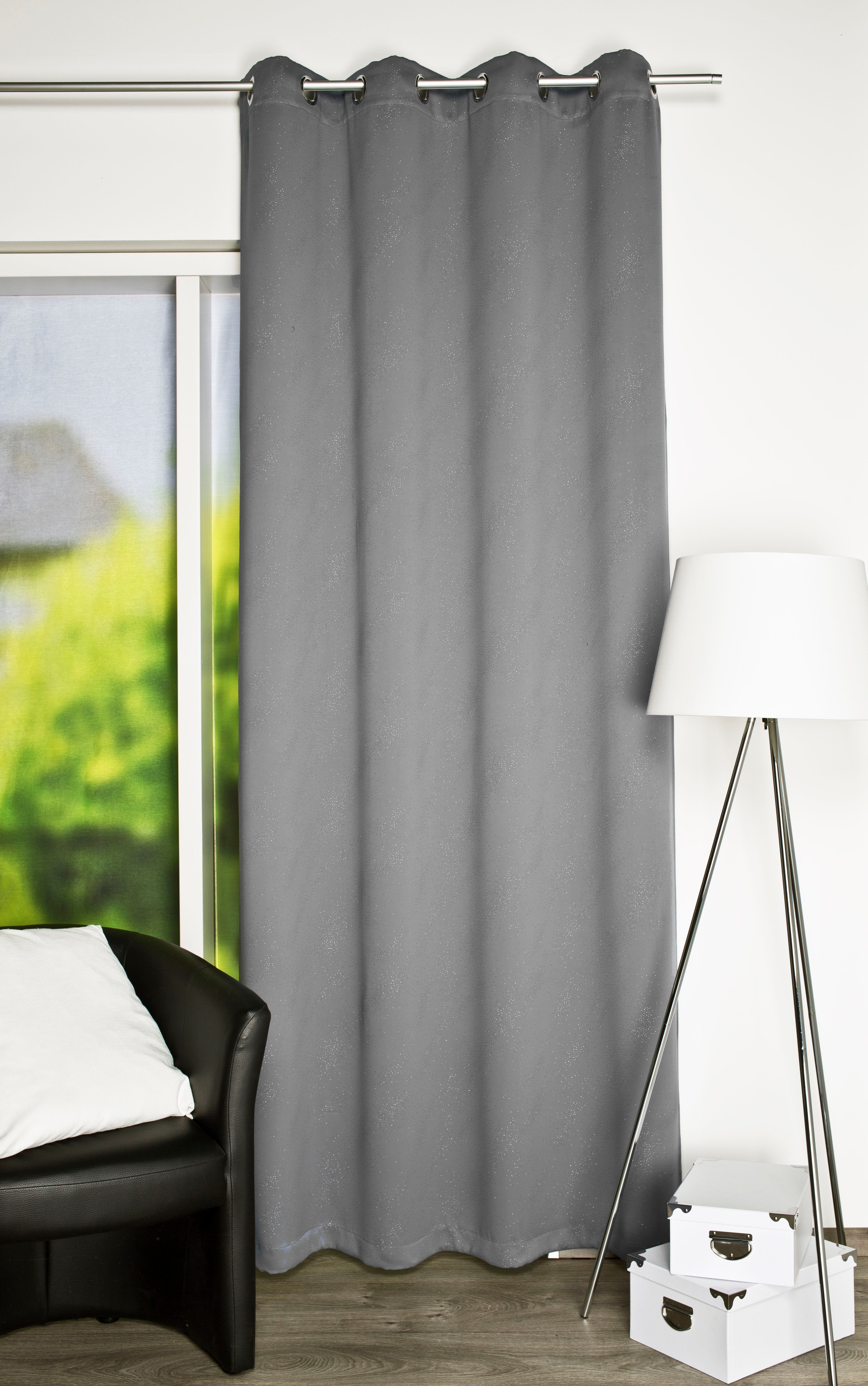 HOME WOHNIDEEN Vorhang GALAXY, Ösen (1 günstig online kaufen