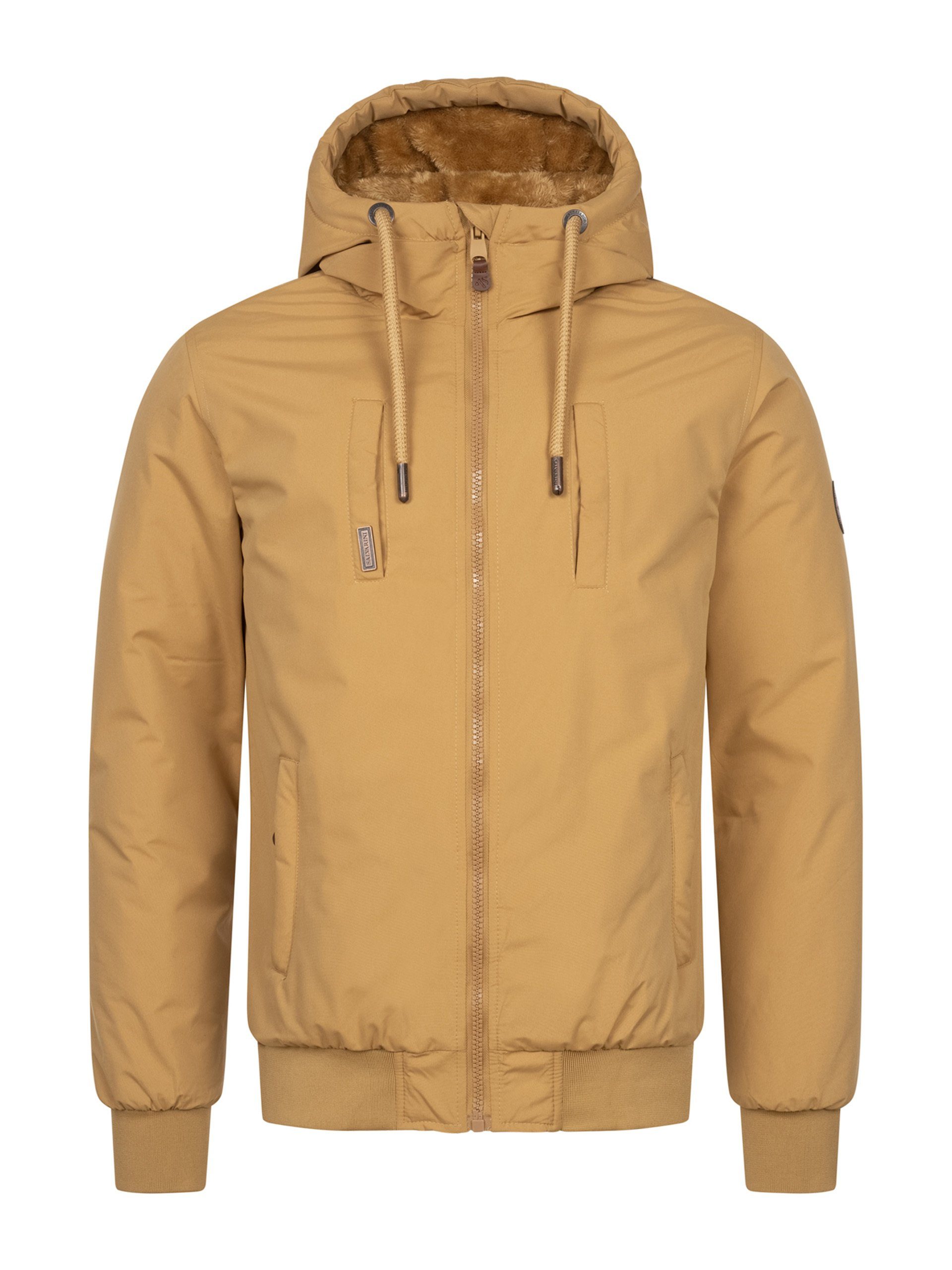 Alessandro Salvarini Winterjacke ASWeighty mit weichem Teddyfell innen