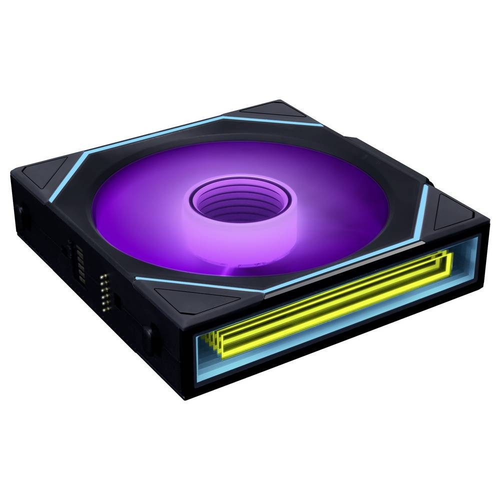 Lian Li Gehäuselüfter UNI FAN SL-INF PC-Gehäuse-Lüfter Schwarz (B x H x T) 120 x 28 x 122 mm