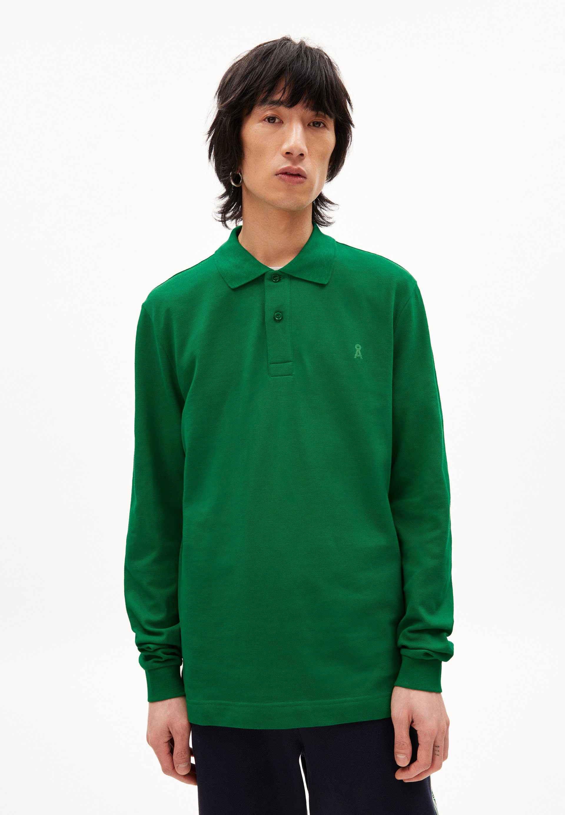 Armedangels Langarm-Poloshirt TAABAO