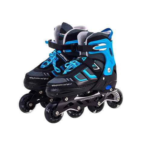 BIGTREE Inlineskates Inliner Skate,Größe verstellbar,mit leuchtenden Räder