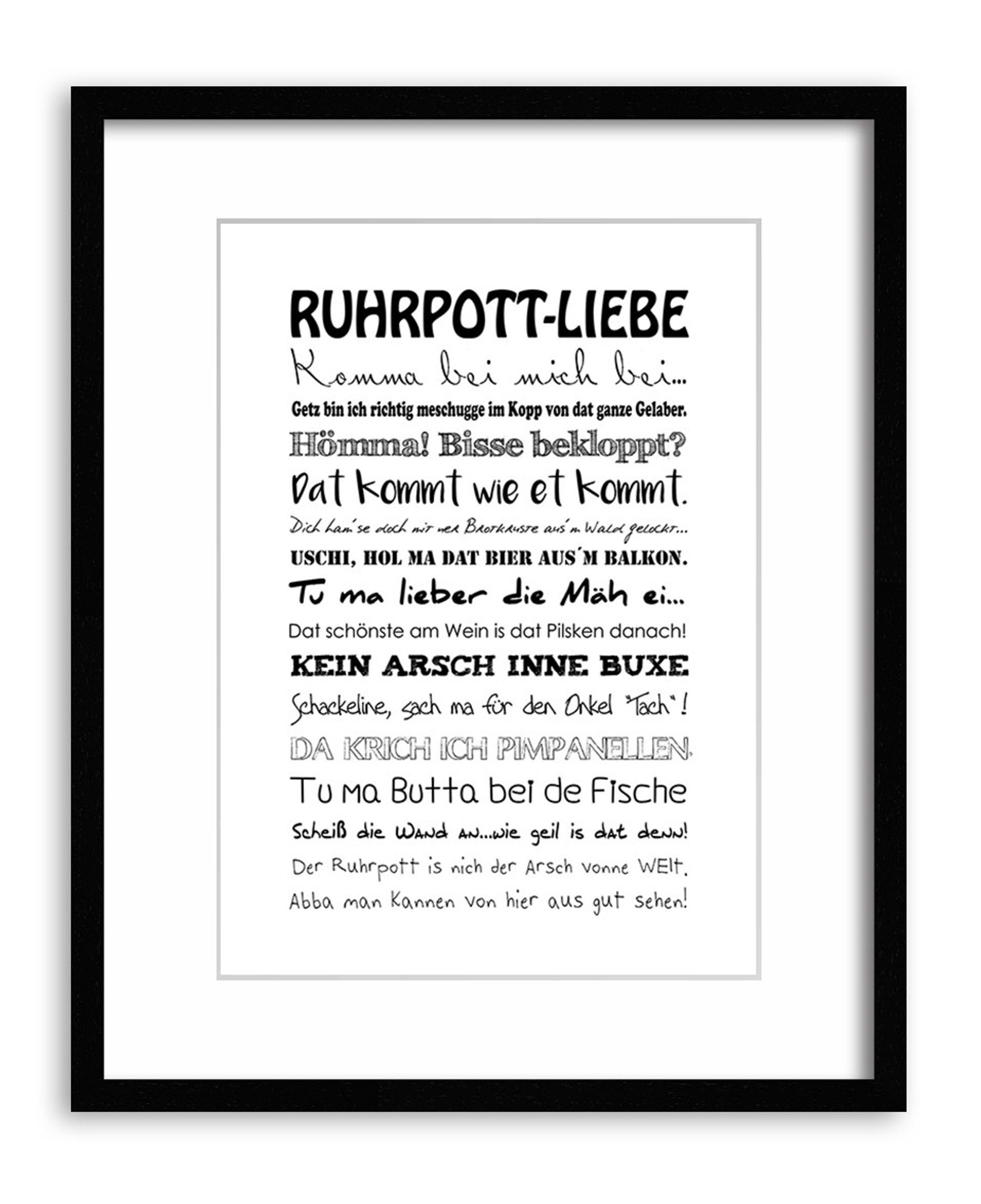 artissimo Poster Poster mit Spruch DinA4 Bild Wandbild Sprüche Text