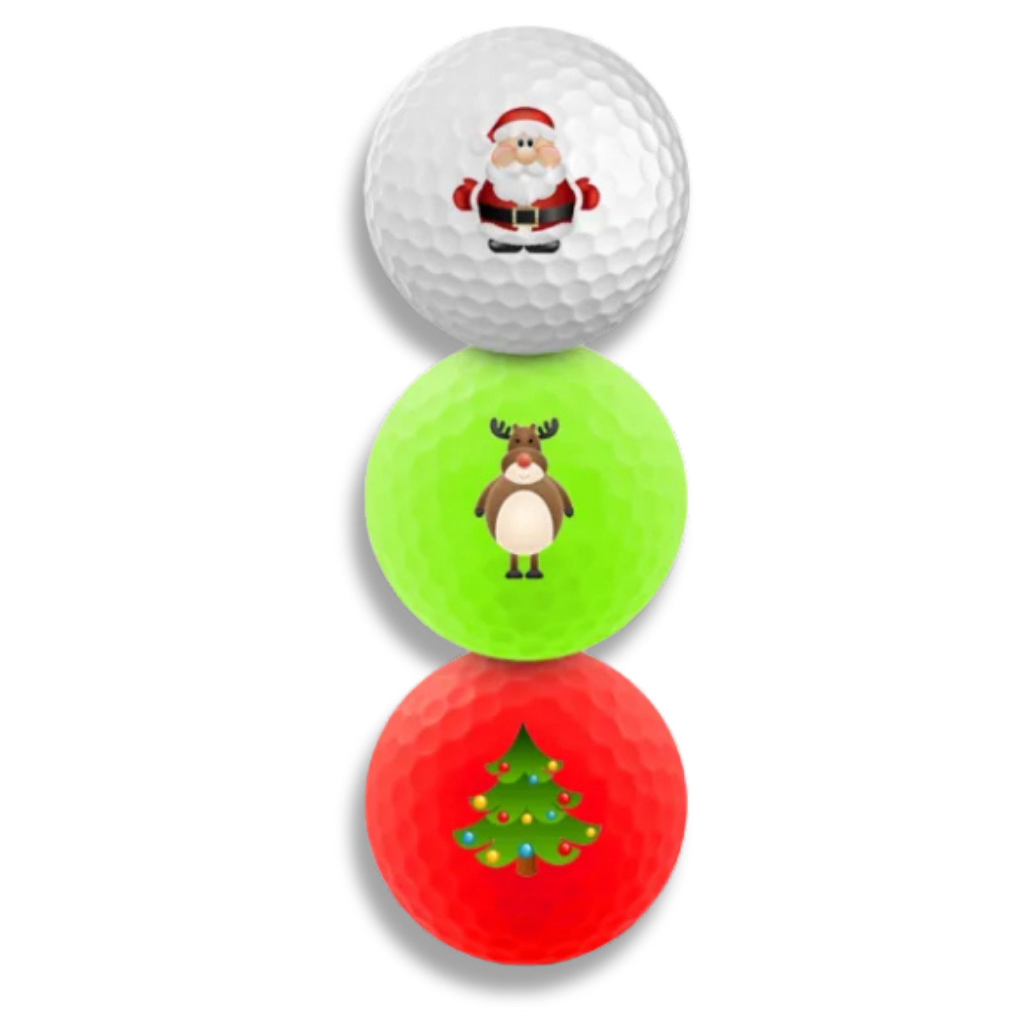Wilson Golfball Duo-Soft Weihnachtsgolfbälle 3er Pack (1-St)