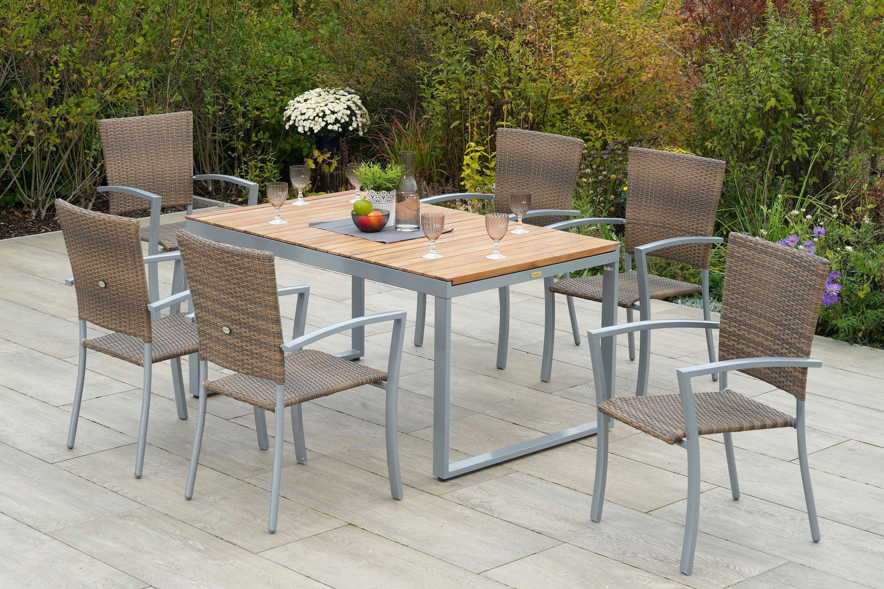 MERXX Garten-Essgruppe Savona, (7-tlg)
