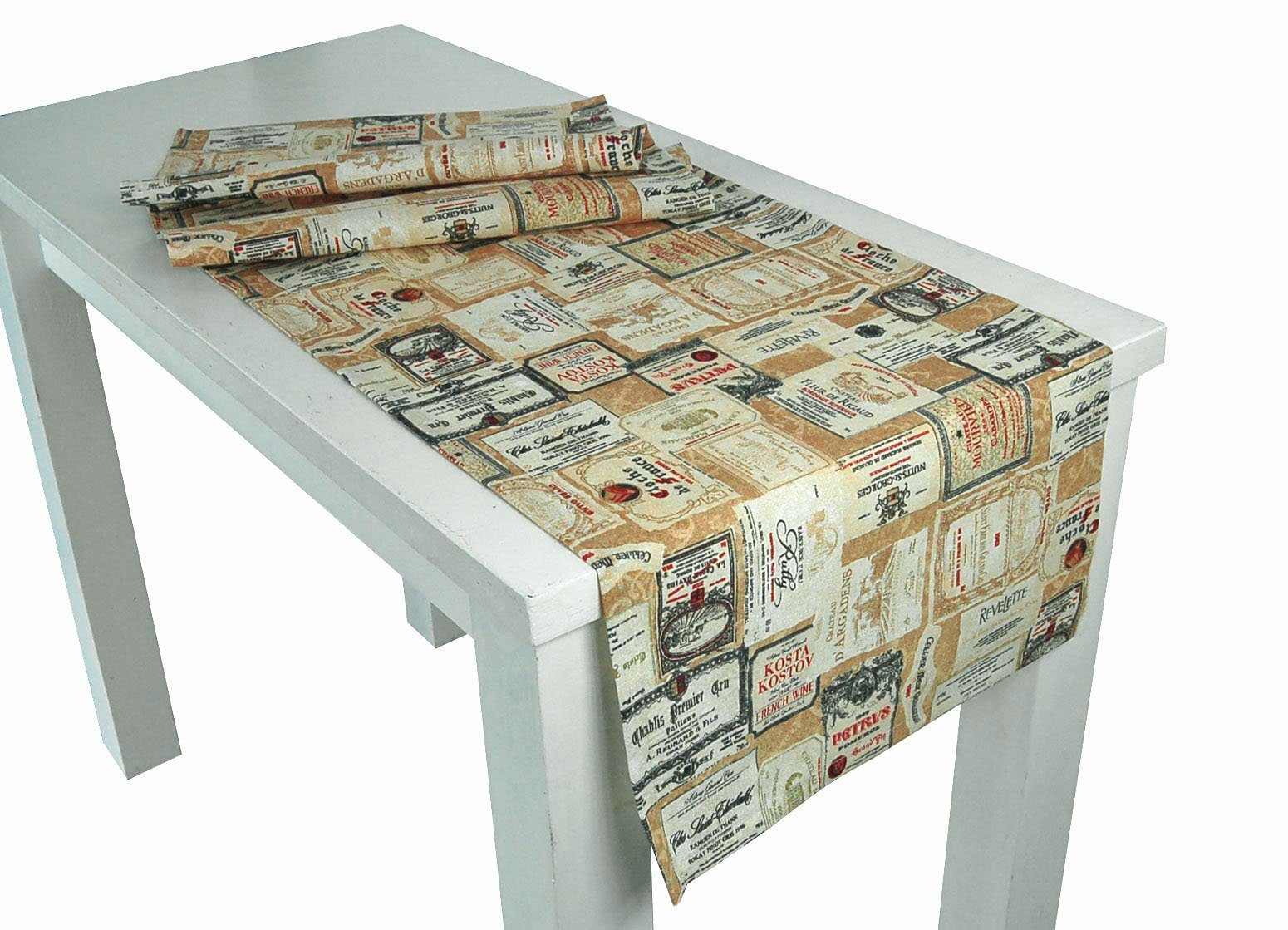 beties Tischdecke Rustika (1-tlg, 1 Stück Tischwäsche), glattes Gewebe, bedruckt
