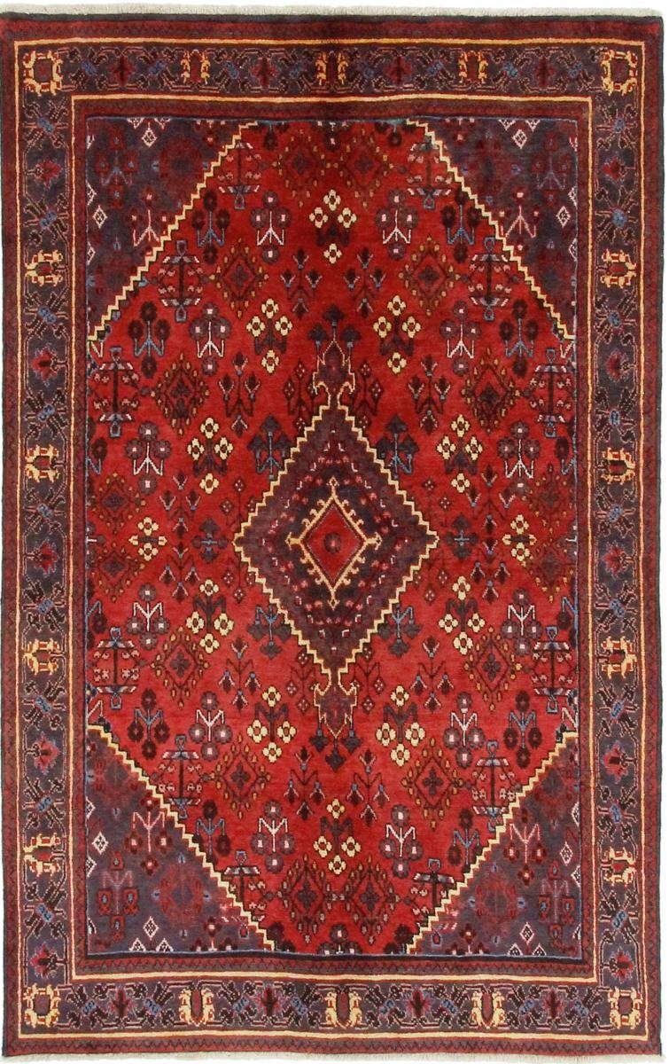 Orientteppich Sarsharan 138x211 Handgeknüpfter Orientteppich / Perserteppich, Nain Trading, rechteckig, Höhe: 5 mm