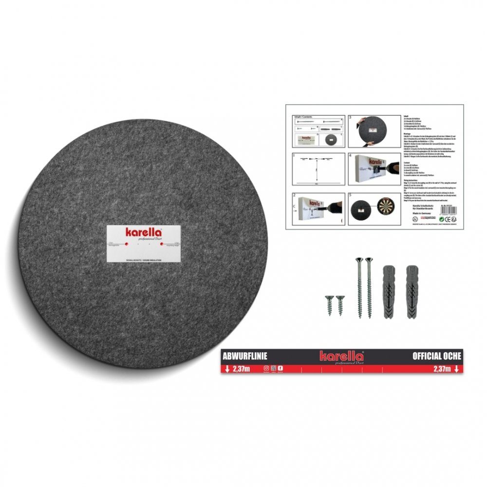 Dartscheibe Schallschutz für Steeldartboards