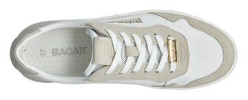 BAGATT Plateausneaker mit seitlichem Logoschriftzug, Freizeitschuh, Halbschuh, Schnürschuh