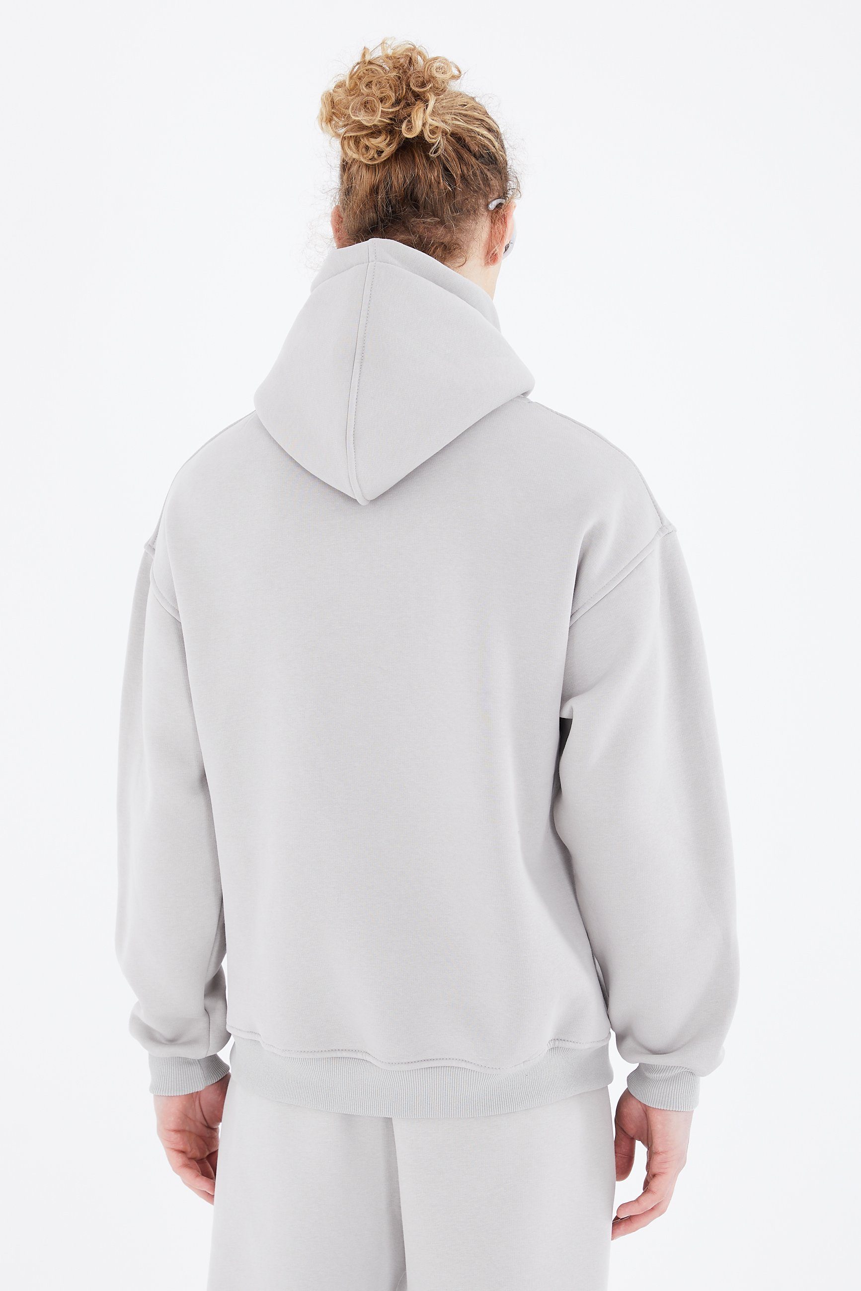 OSSY HOMER Hoodie Oversize Hoodie einfarbig Basic Baumwolle Kapuzenpullover 320gsm