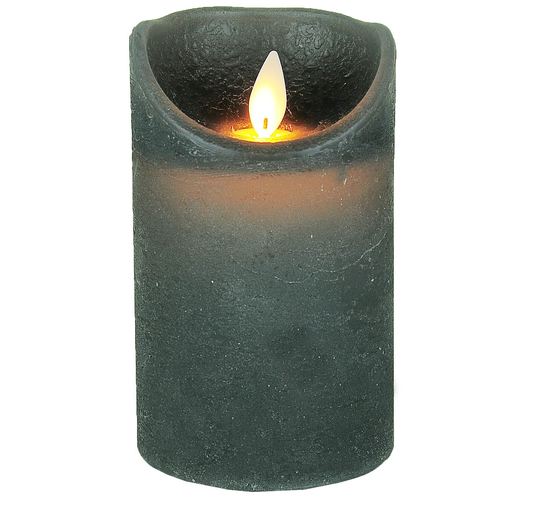 Coen Bakker Deco BV LED-Kerze LED Echtwachskerze Kerze 10 / 12,5 / 15 cm Timer Ø 7,5cm Wachskerze (1-tlg), große Farb- und Größenauswahl, Echtwachskerzen mit Timerfunktion