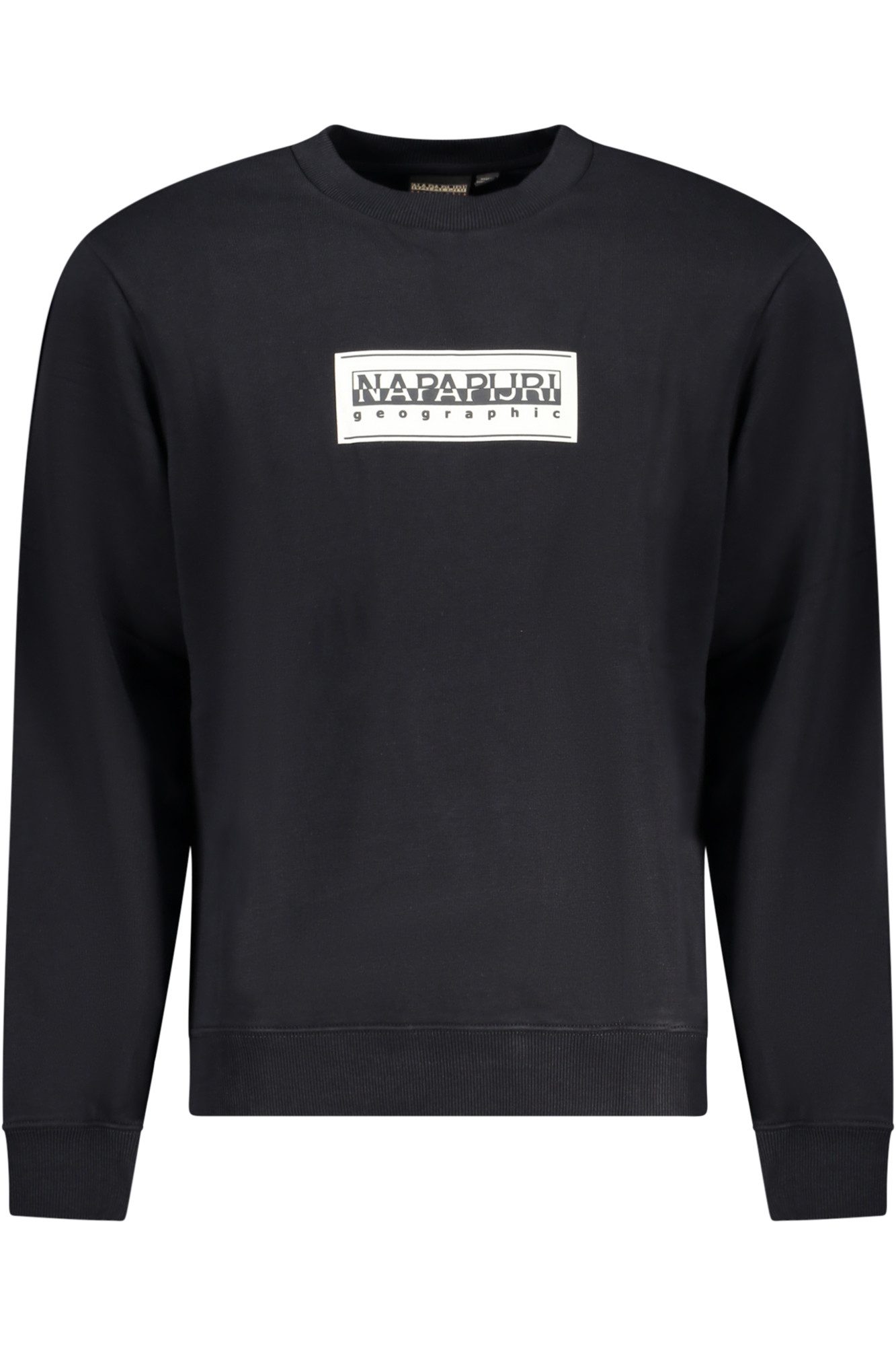 Napapijri Sweatshirt Schwarzes Herren Sweatshirt: Langarm & gefüttert günstig online kaufen