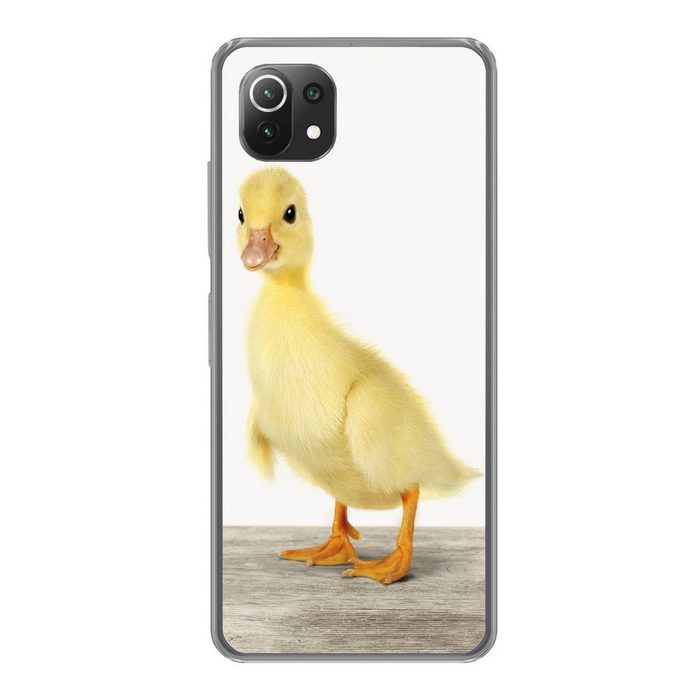 MuchoWow Handyhülle Ente - Küken - Tiere - Süß - Mädchen - Jungen - Kinder Phone Case Handyhülle Xiaomi Mi 11 Lite Silikon Schutzhülle