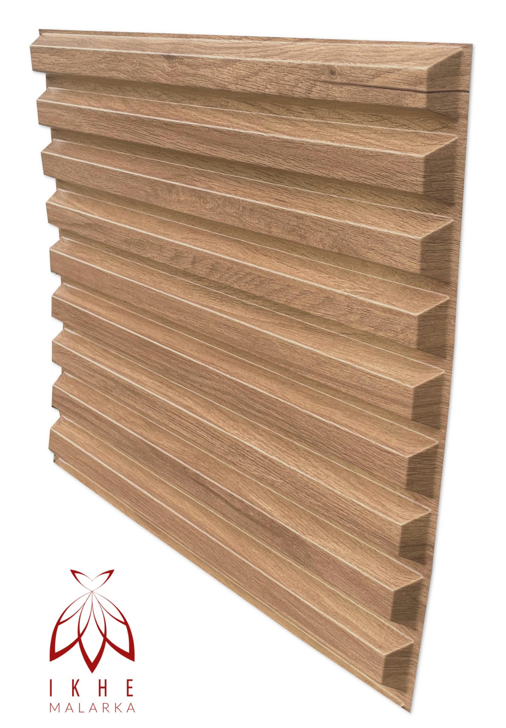 IKHEMalarka 3D Wandpaneel 3D Paneele PVC Kunststoffpaneele, BxL: 50,00x50,00 cm, 0,25 qm, (1 Stück, 3D Wandpaneele Deckenpaneele) hochwertige & harte PVC 3D Platten Wand & Decke