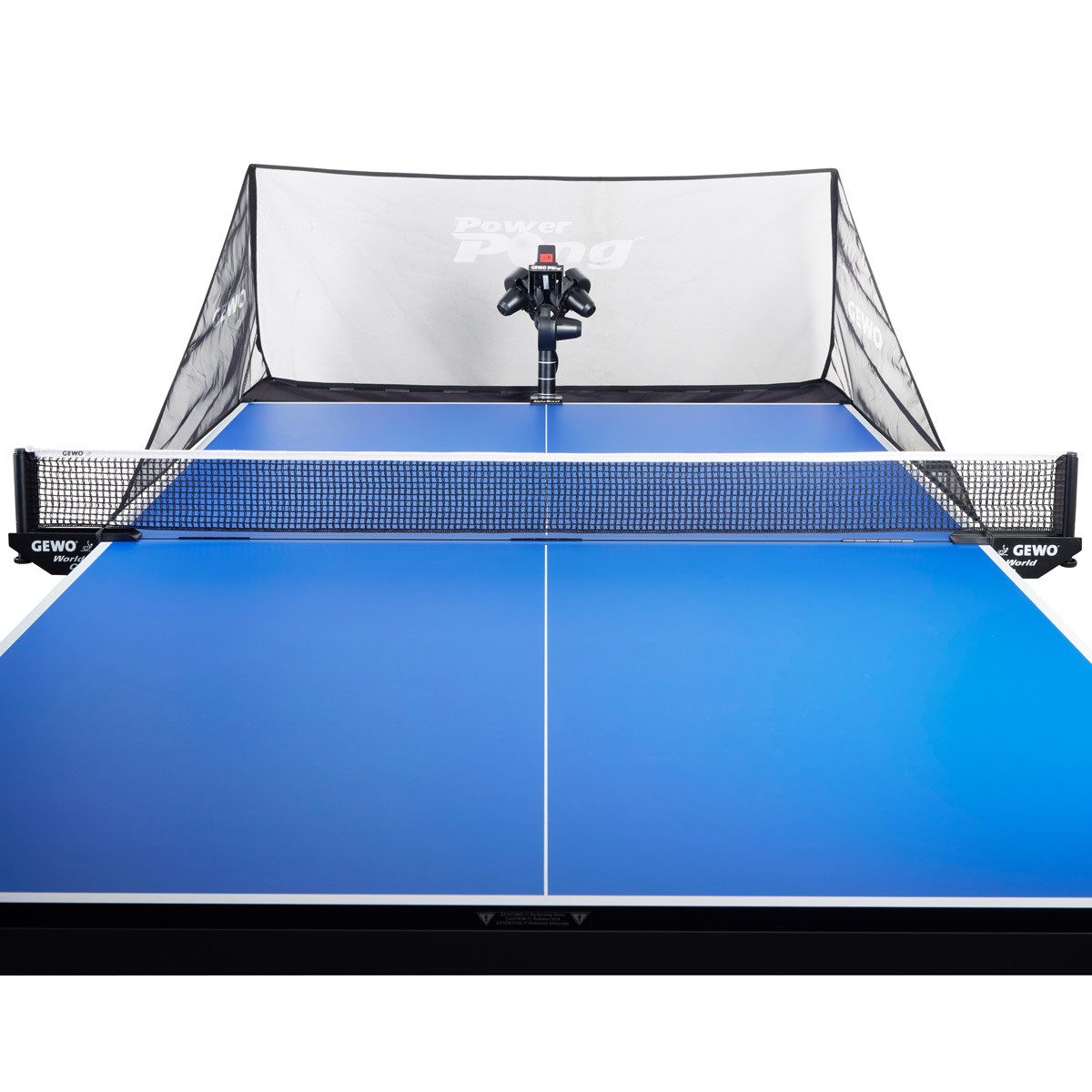 Gewo Tischtennis-Ballmaschine Ballmaschine Alpha Nexxt, Tischtennis Roboter, 90 Spineinstellungen, Tischtennis Roboter