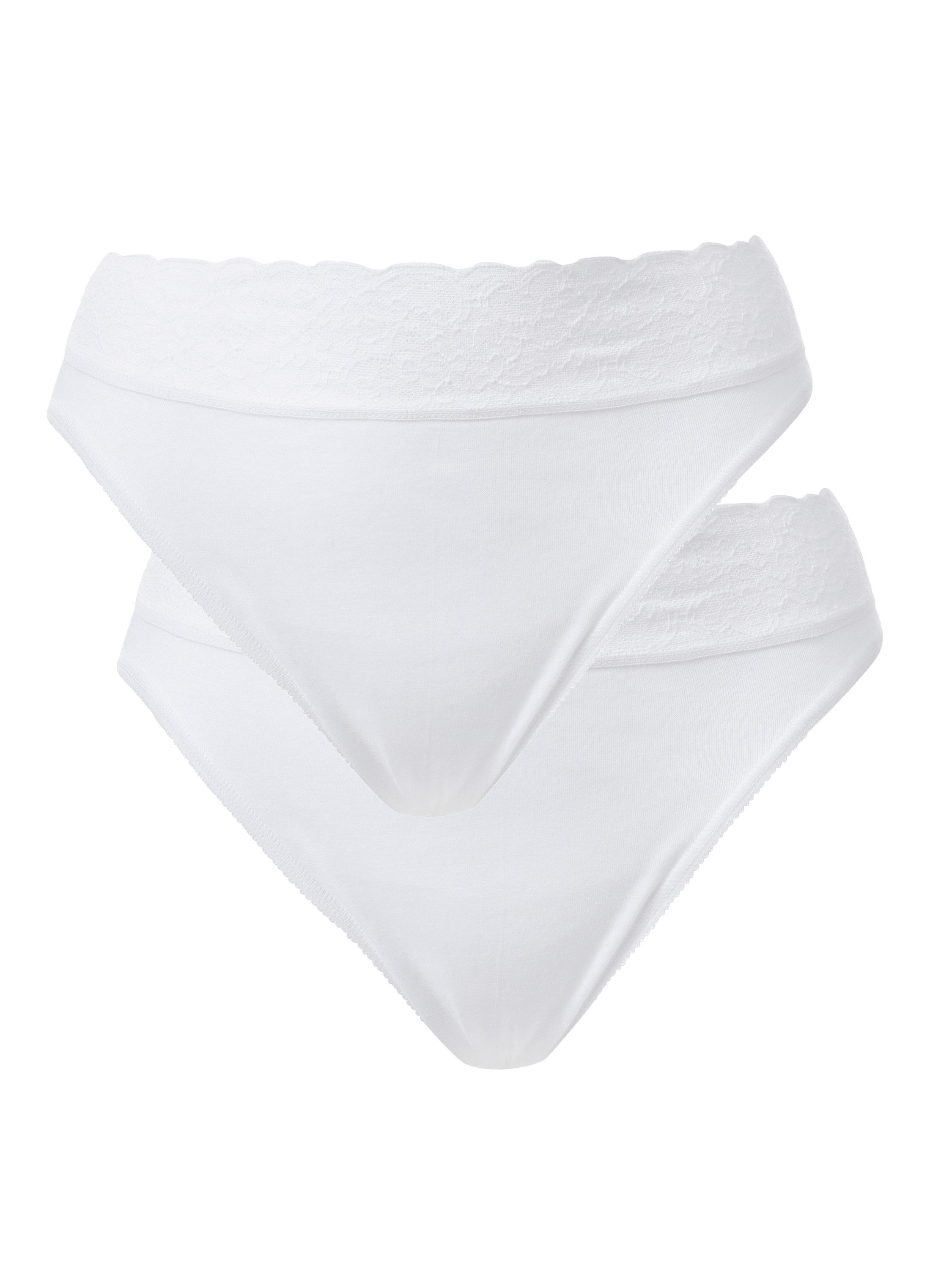 CALIDA Taillenslip Iconics Damen (2-St., 2er-Pack) Jazzpant, weich und komfortabel