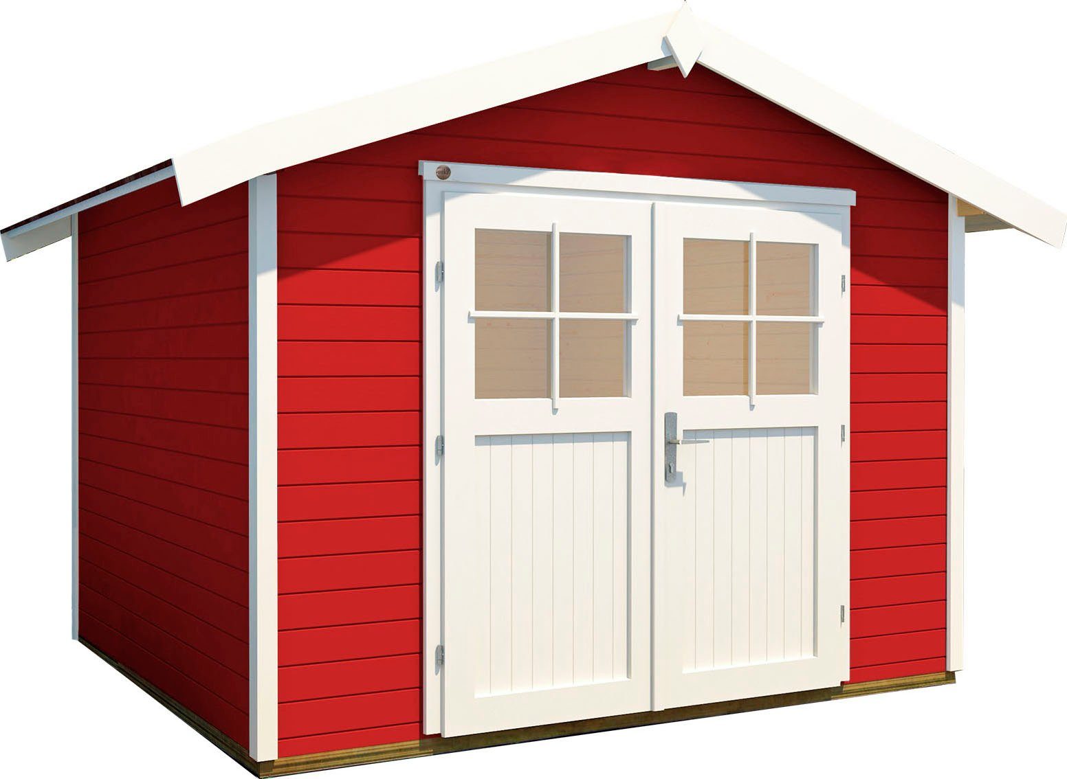 weka Gartenhaus 122 BxT: Gr.5, 380x324 schwedenrot, cm